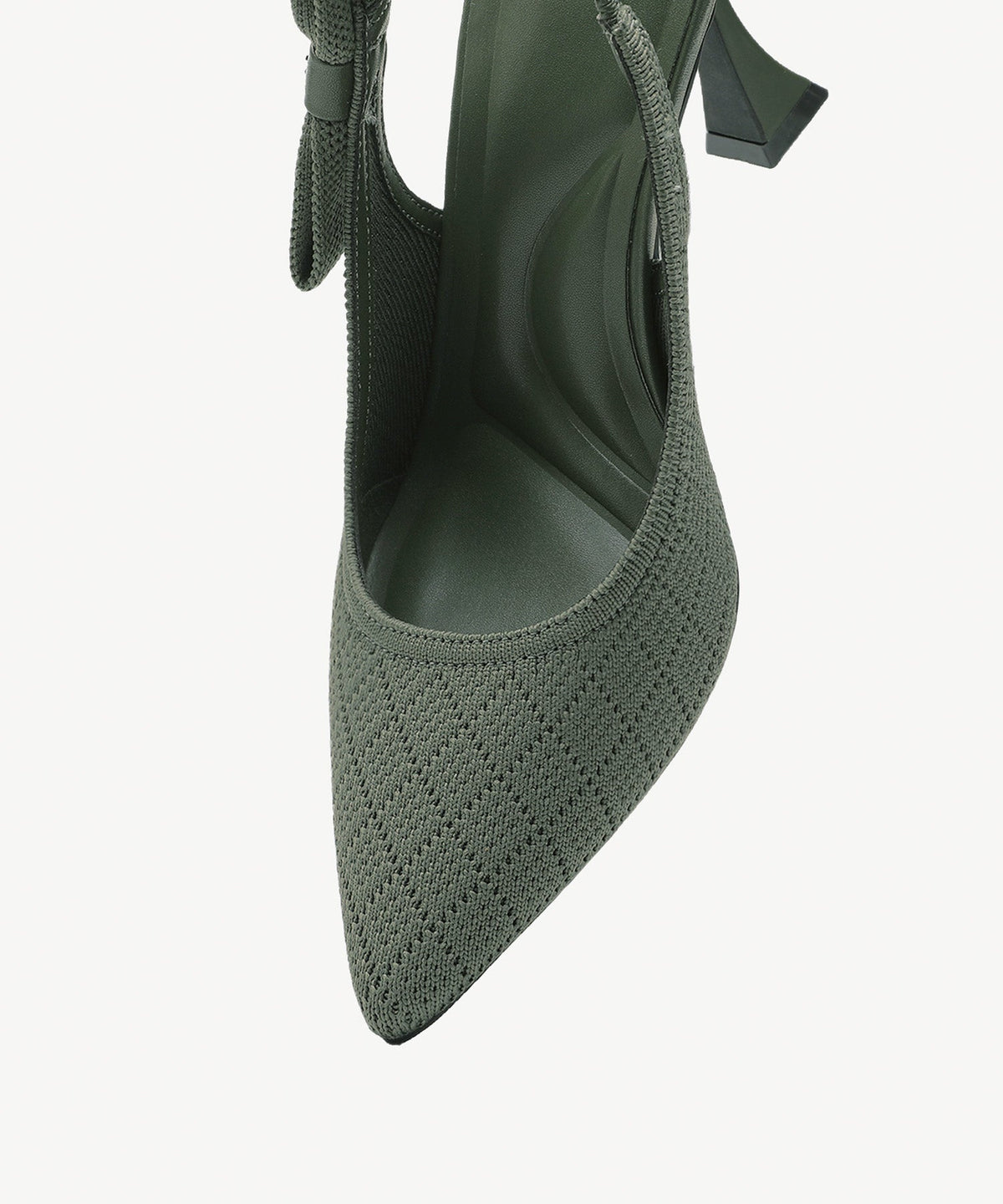EverLush Bowknot Pointed Toe Heeled Slingback