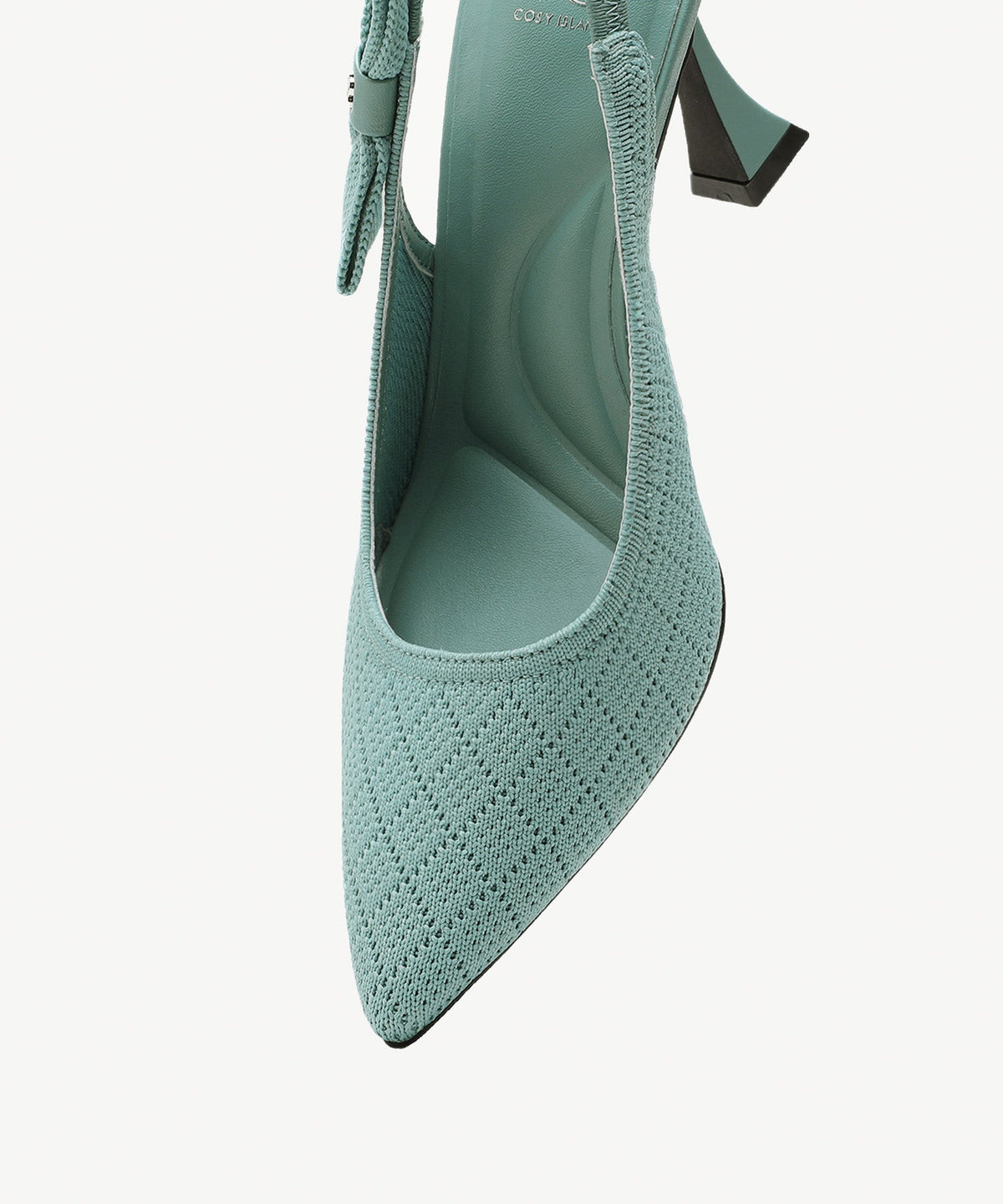 EverLush Bowknot Pointed Toe Heeled Slingback