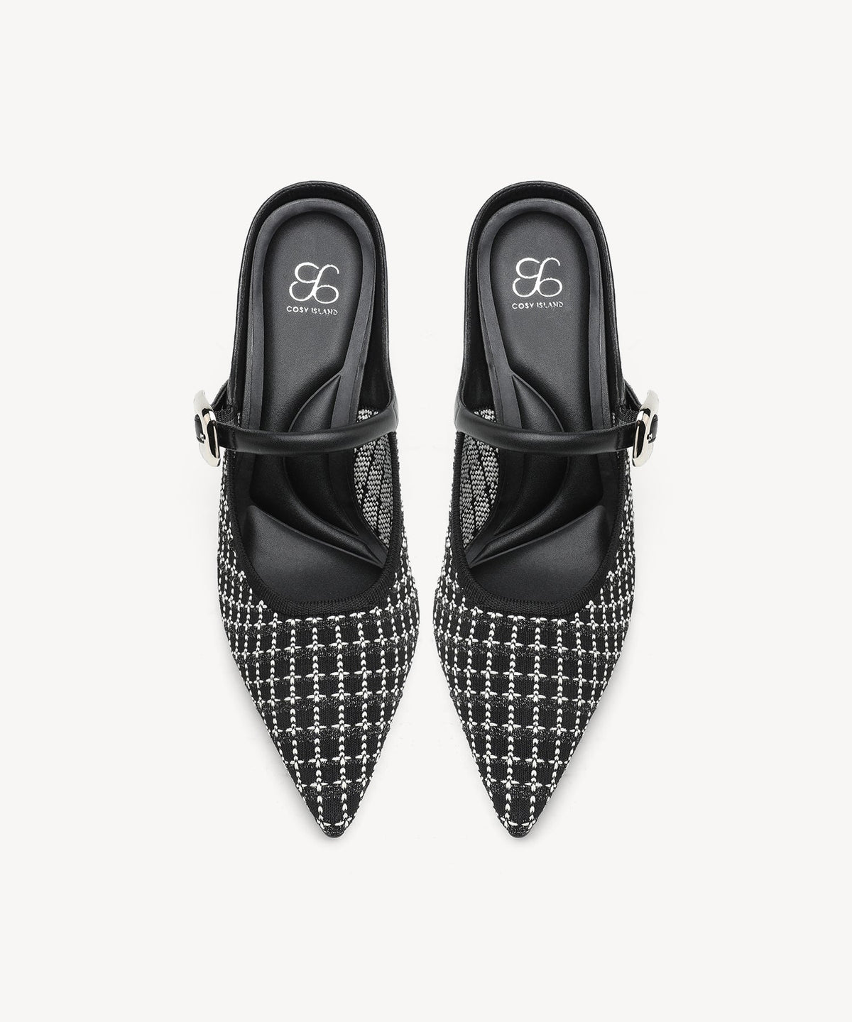 GraceLithe Pointed Toe Heeled Mule