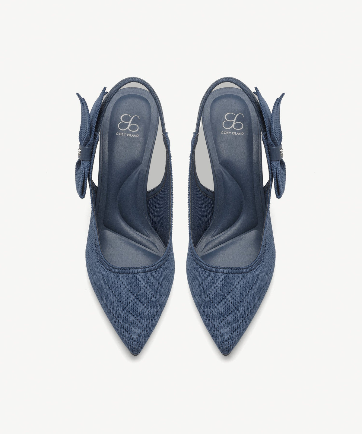 EverLush Bowknot Pointed Toe Heeled Slingback