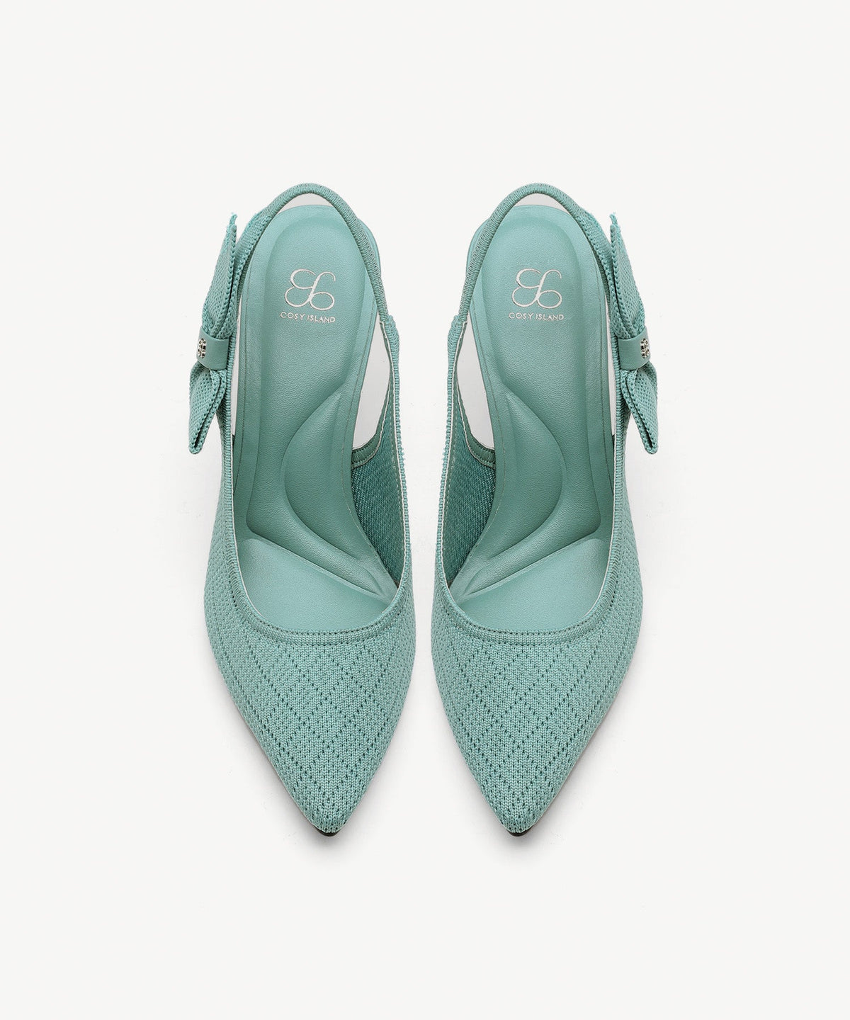 EverLush Bowknot Pointed Toe Heeled Slingback