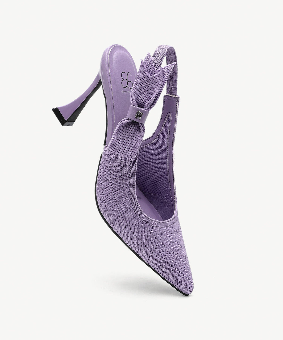 EverLush Bowknot Pointed Toe Heeled Slingback