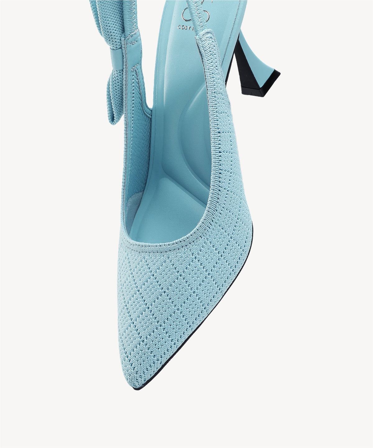 EverLush Bowknot Pointed Toe Heeled Slingback