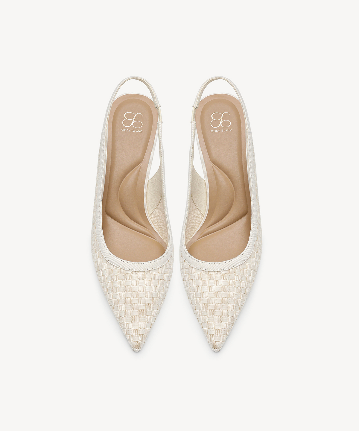 GraceWeave Pointed Toe Stiletto Heeled Slingback