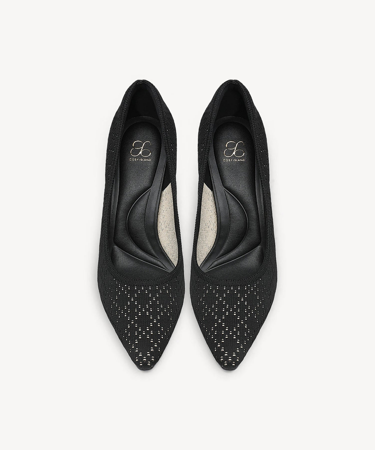 SerenTouch Pointed Toe Heeled Pump