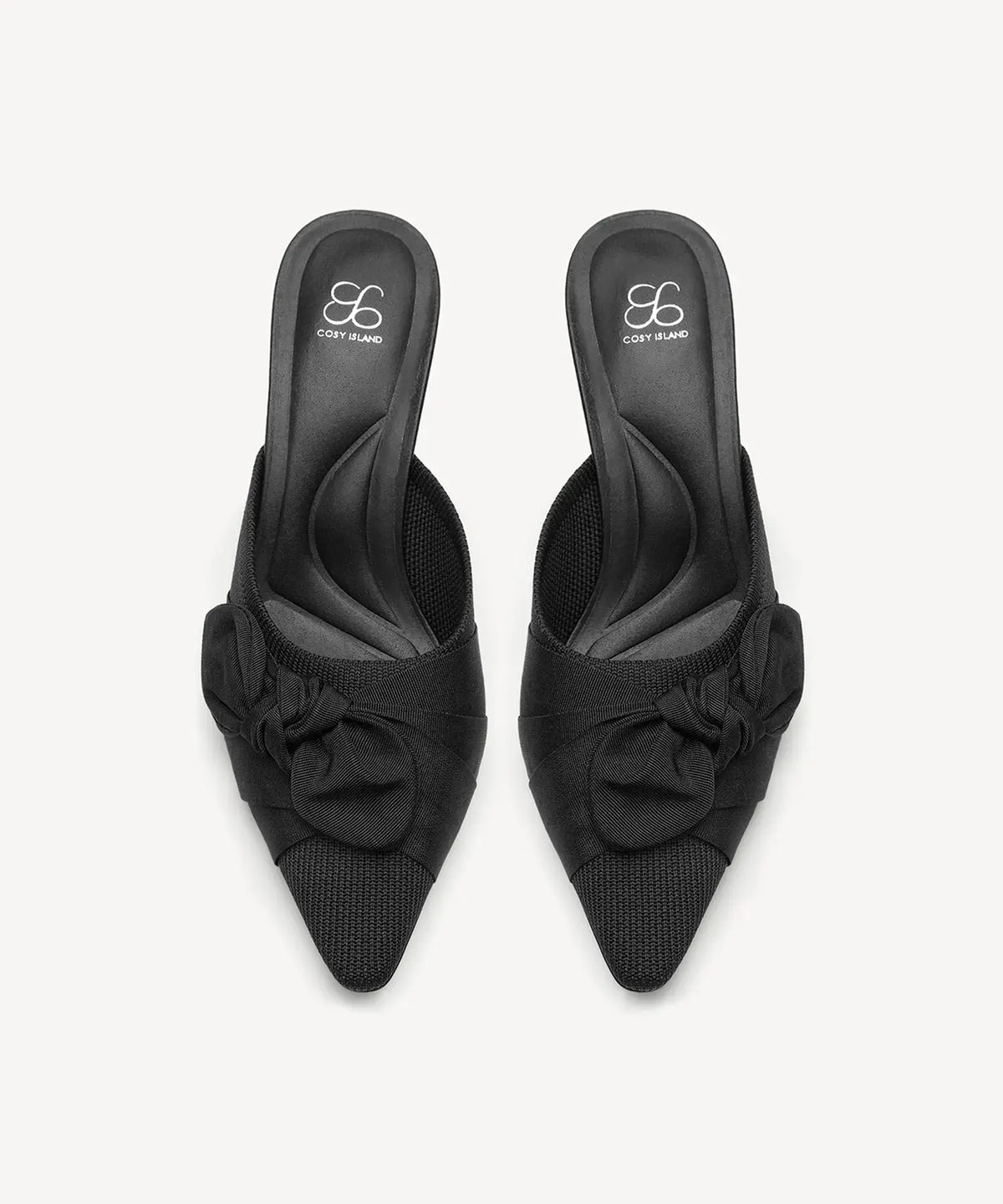 BelleKnot Pointed Toe Heeled Mule