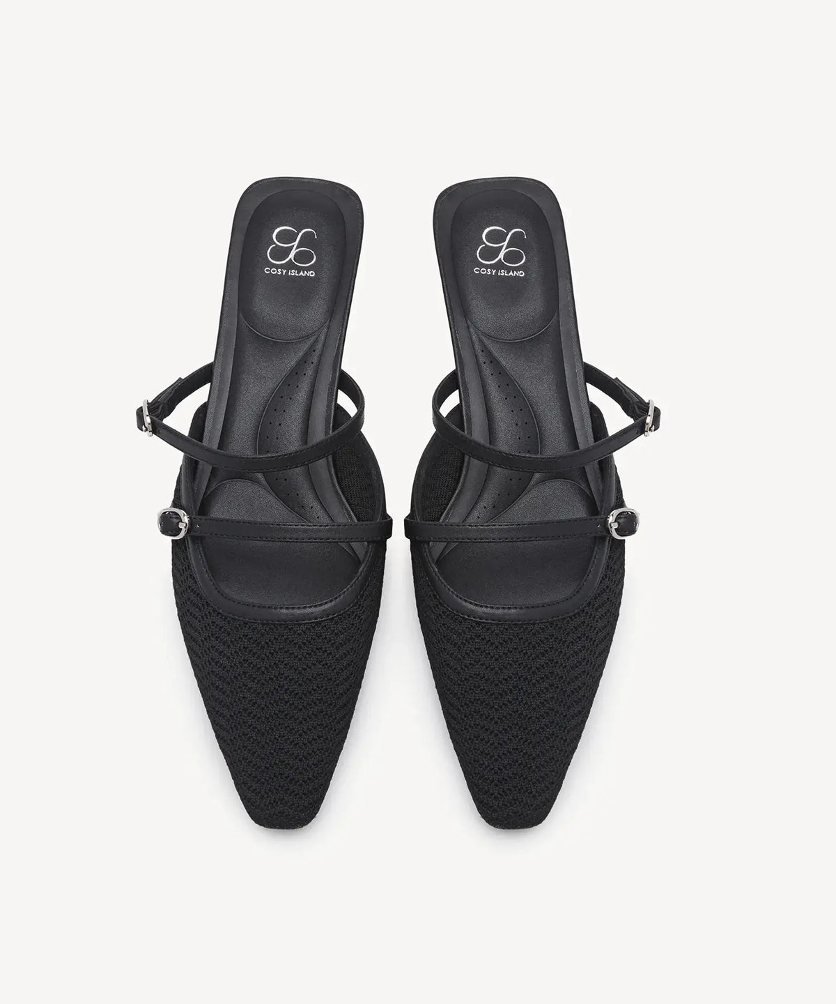 SunCoast Tapered Square Toe Flat Mule