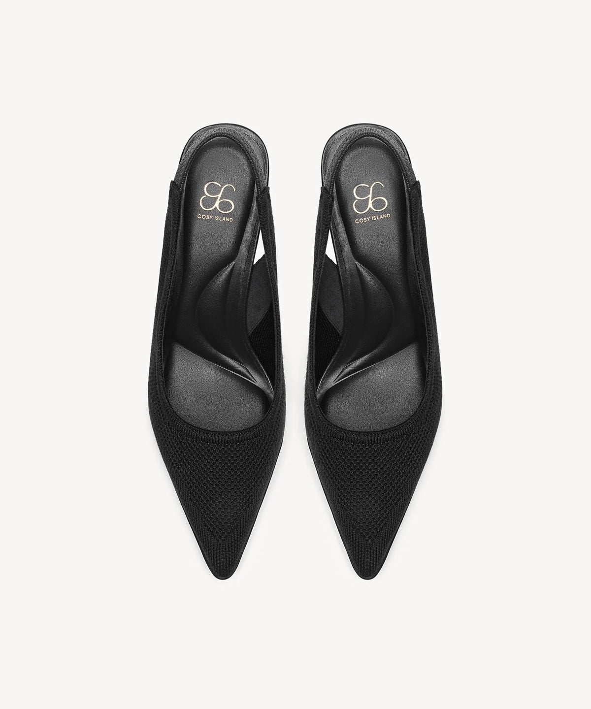 SoftBounce Pointed Toe Heeled Slingback