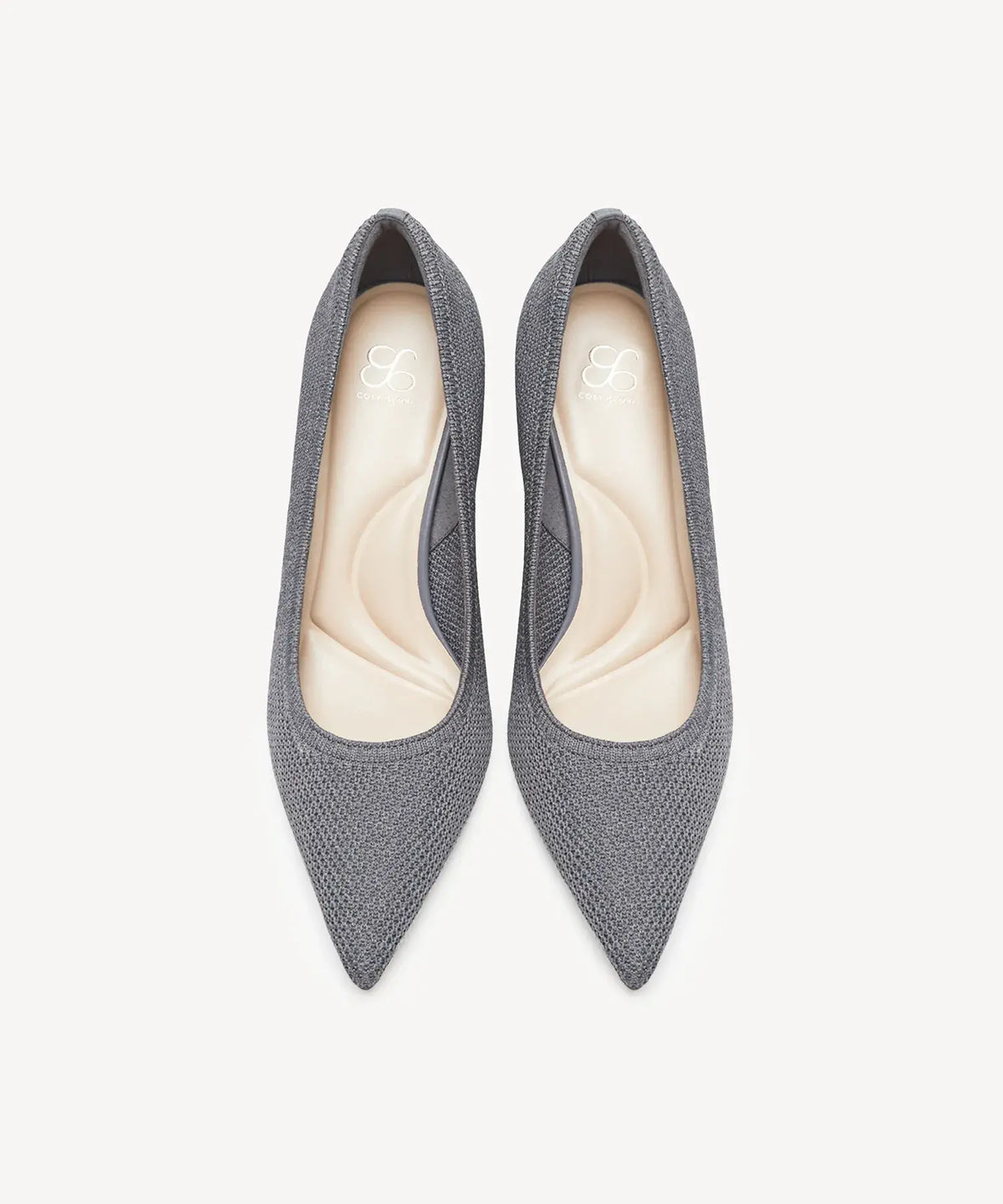 SerenKnit Pointed Toe Stiletto Heeled Pump