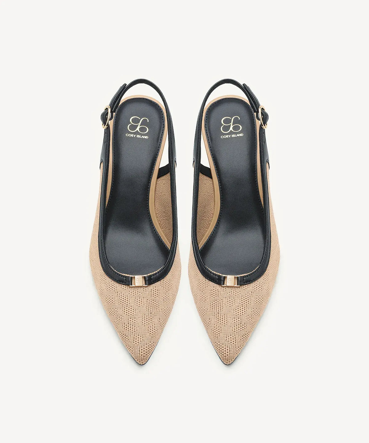 BreezeLift Pointed Toe Wedge Slingback