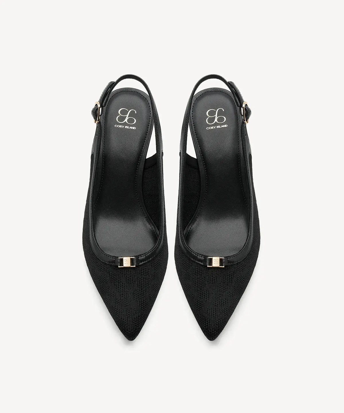 BreezeLift Pointed Toe Wedge Slingback