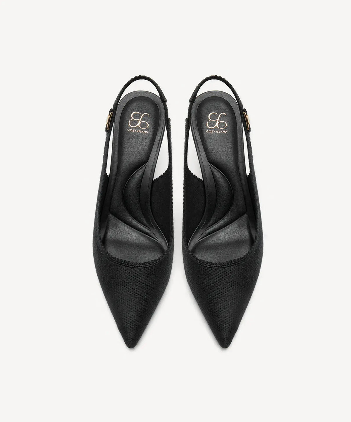 EmbroDance Elegant Stiletto Heeled Slingback