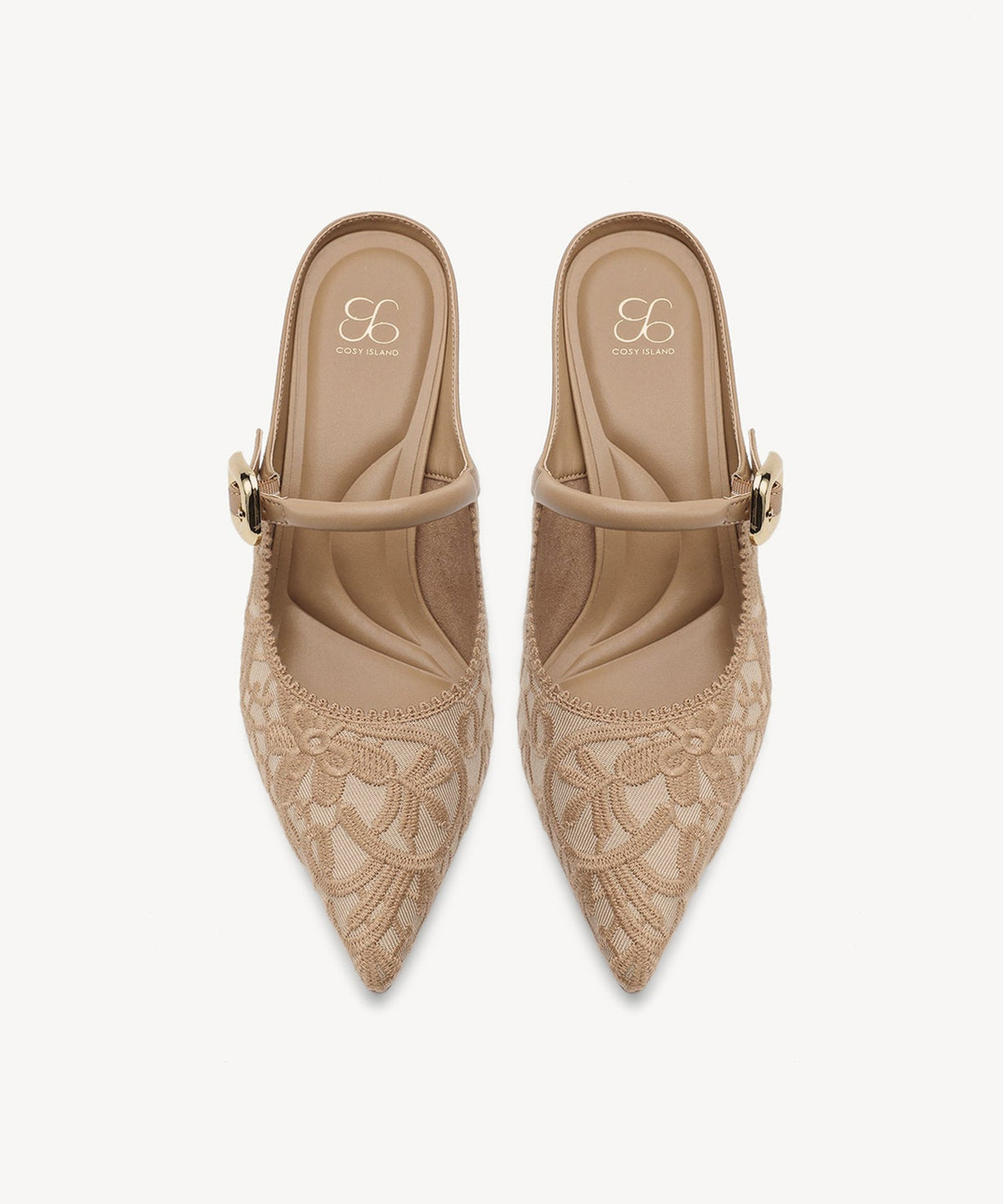 GraceLithe Pointed Toe Heeled Mule