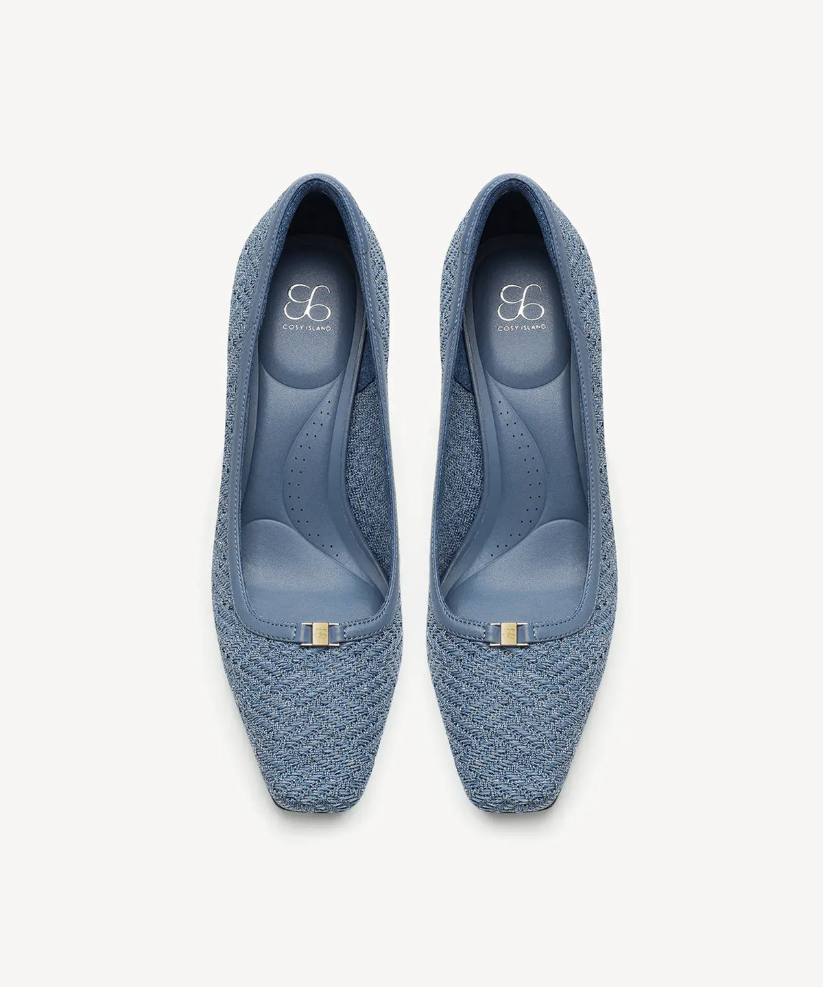 CloudFit Square Toe Heeled Pump
