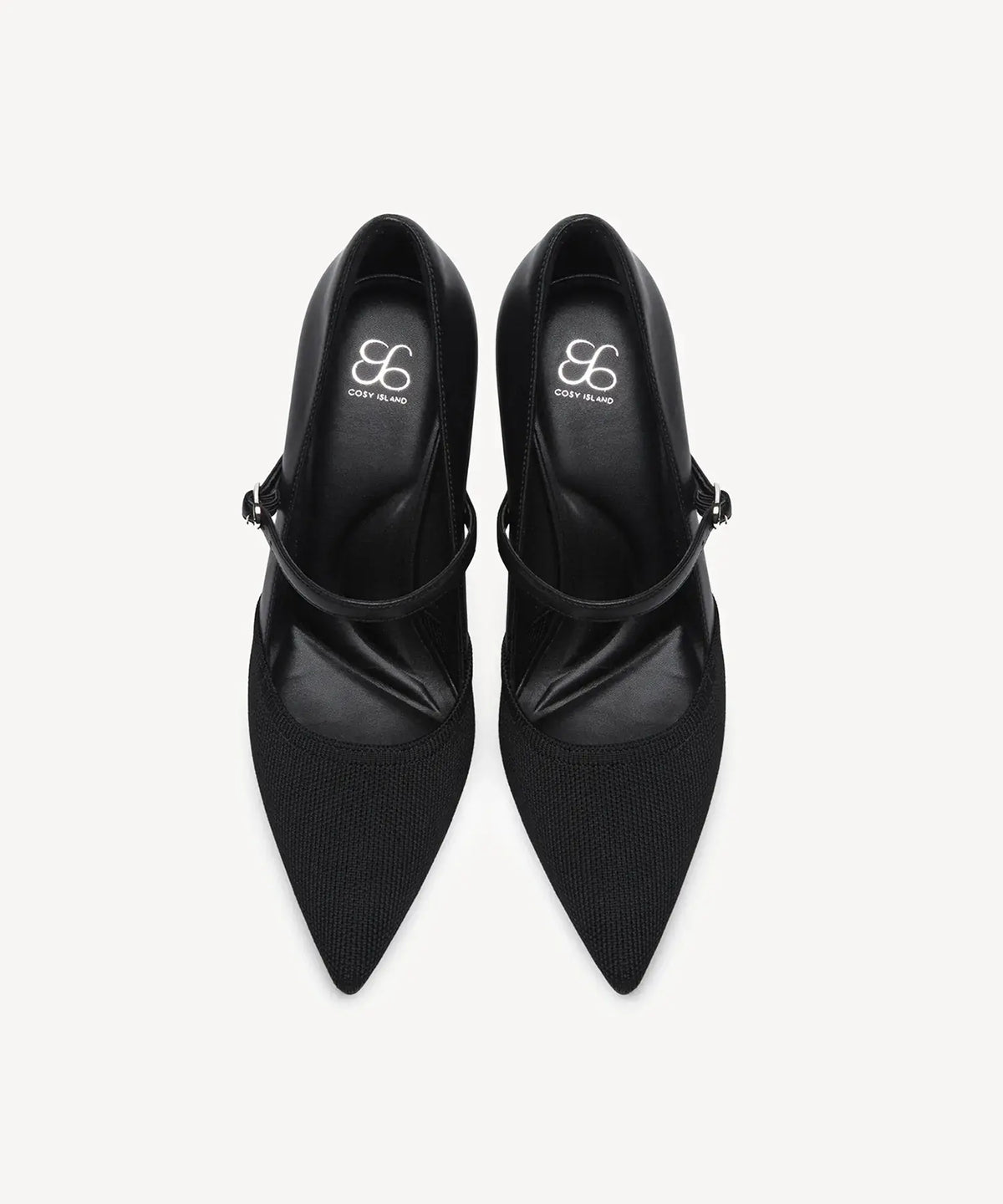 Bicolor Grace Pointed Toe Heeled Pump