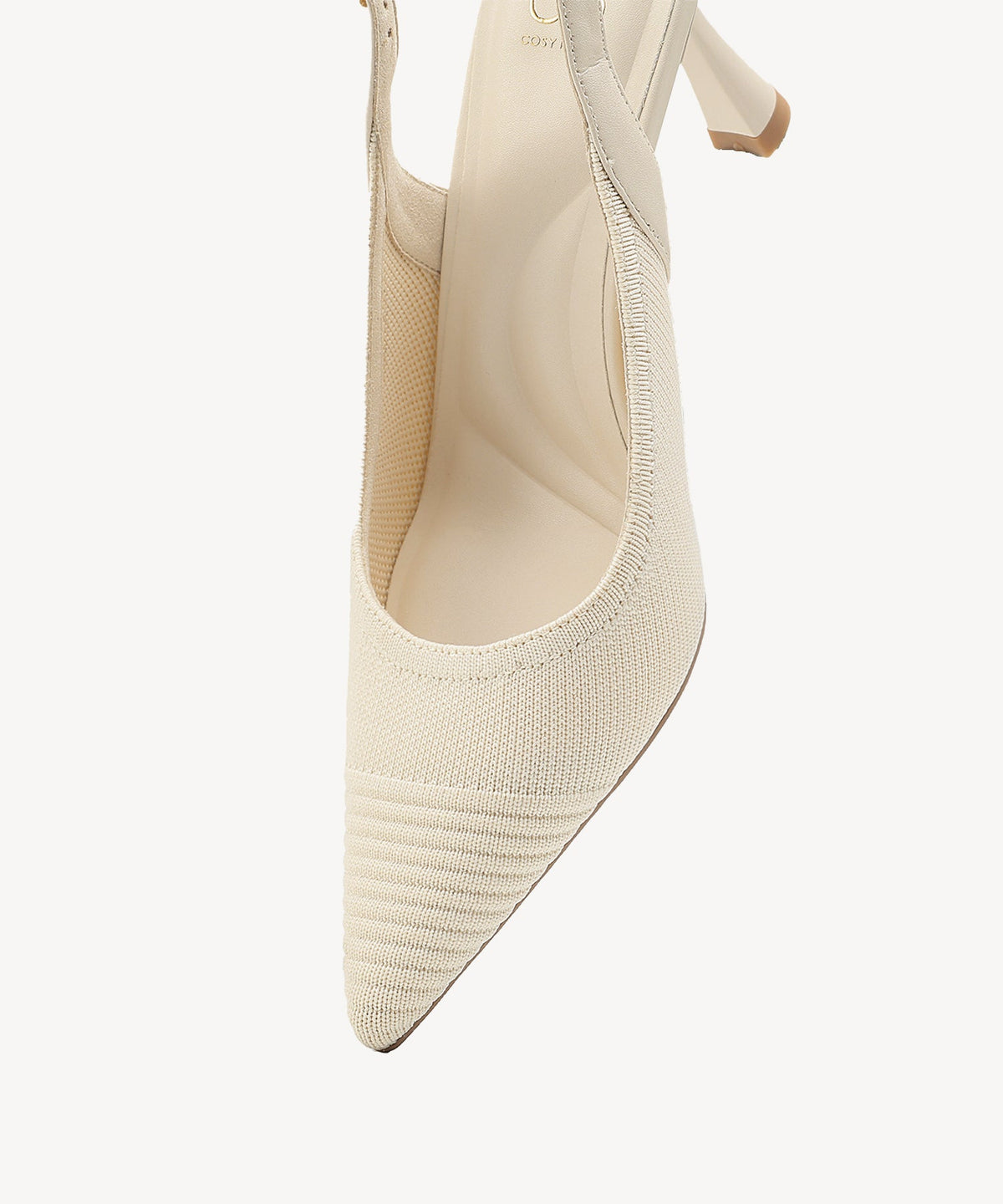 Elegant Ligne Pointed Toe Heeled Slingback