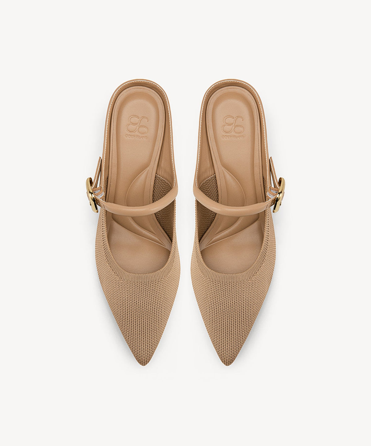 Gracelithe Pointed Toe Low Heeled Mule - 2X Wide
