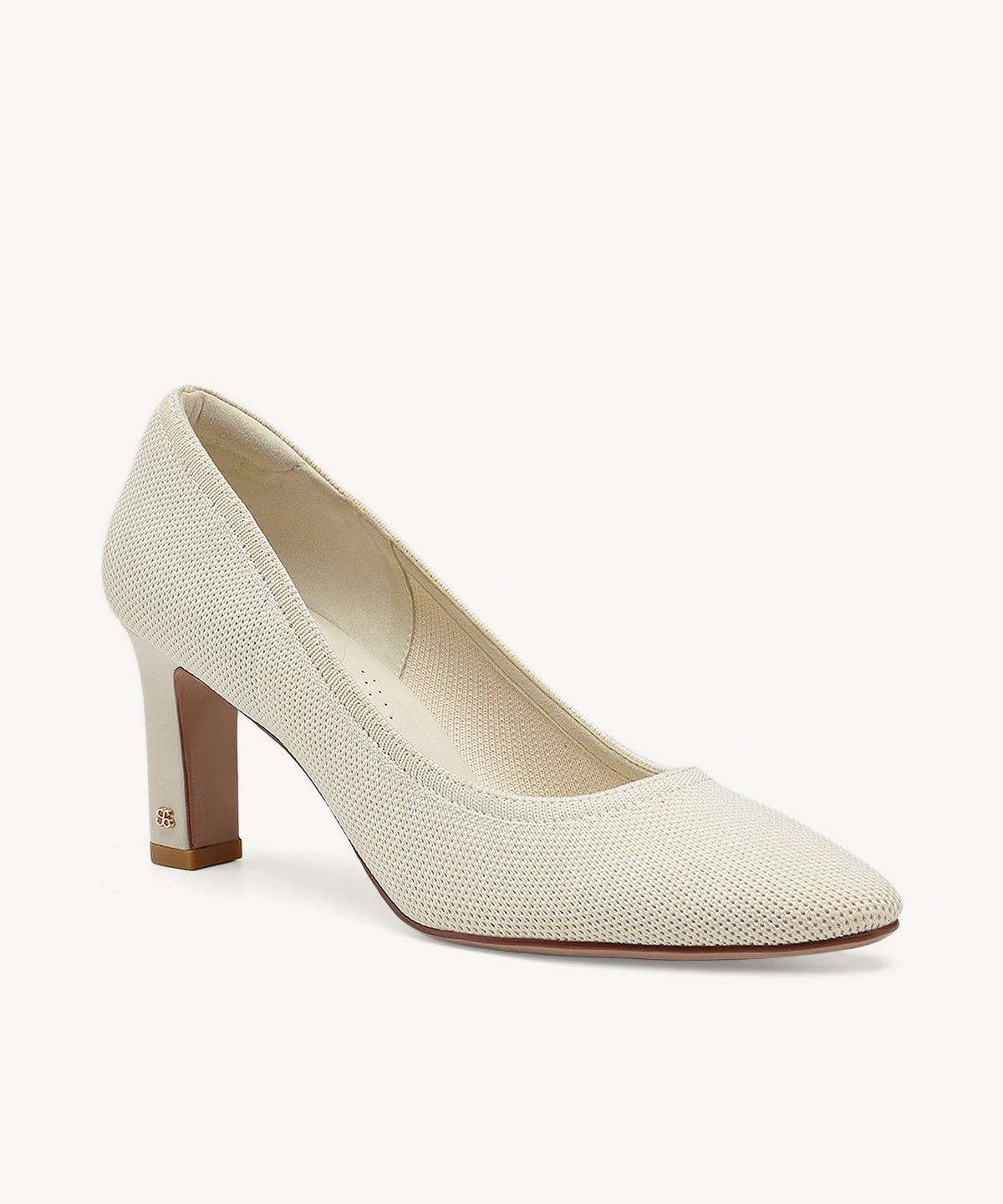 PillarMode Round Toe Block Heeled Pump
