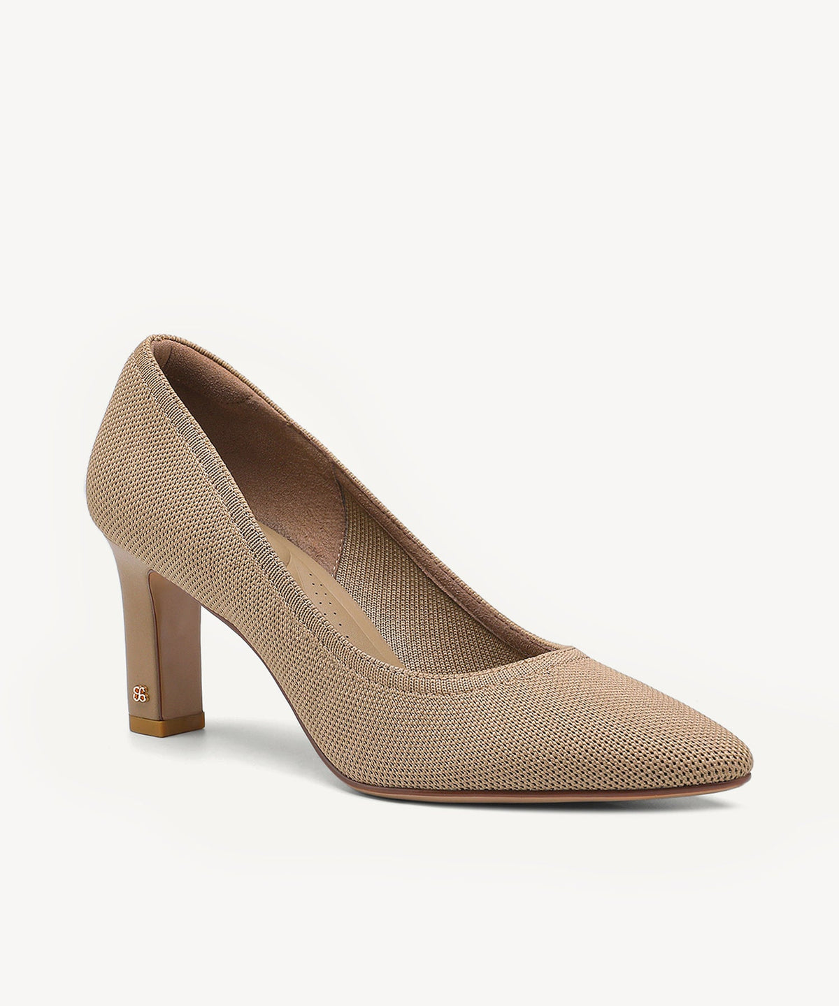 PillarMode Round Toe Block Heeled Pump
