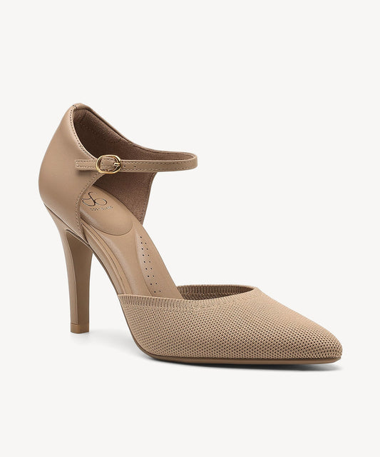 CloudPoise Almond Toe Stiletto Heeled Pump