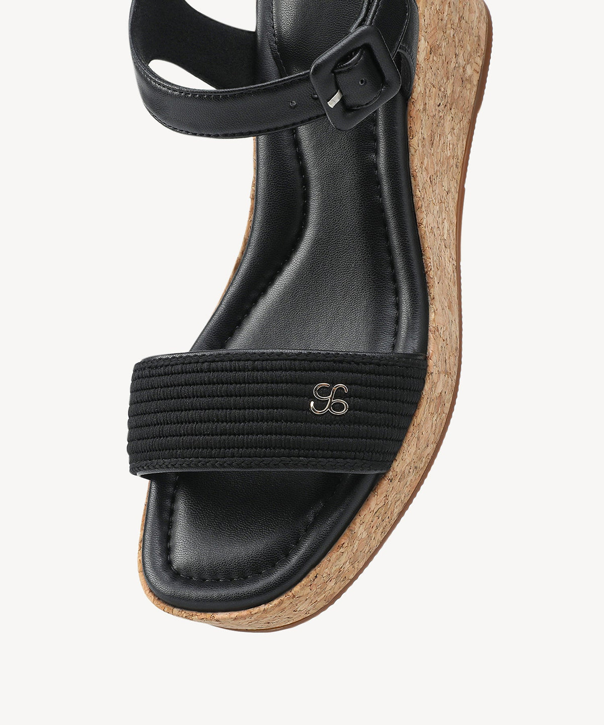 TerraLoft Square Toe Wedge Sandal