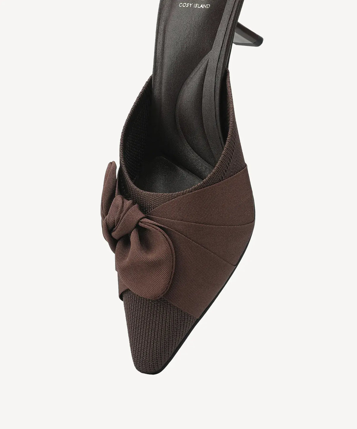 BelleKnot Pointed Toe Heeled Mule