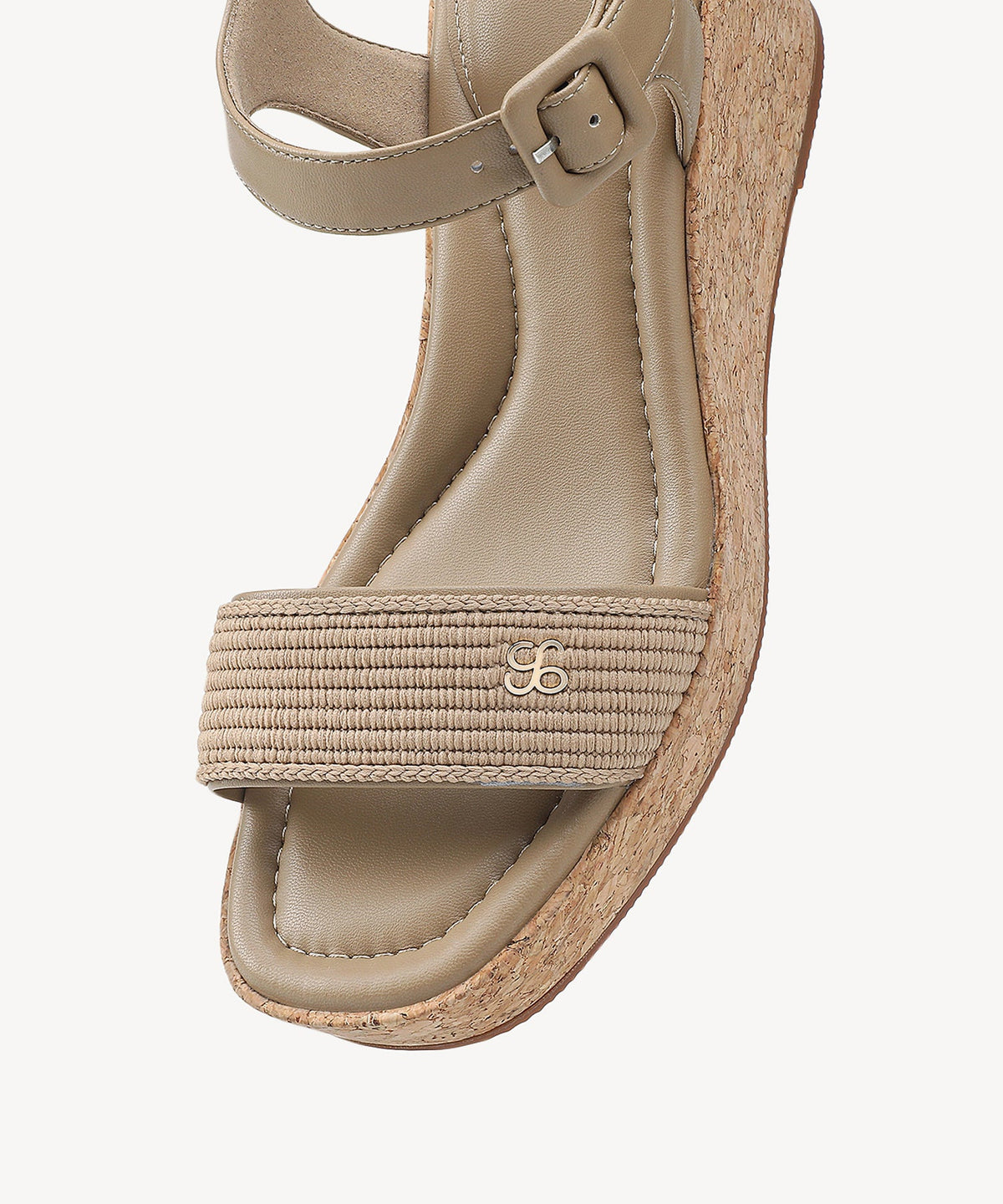TerraLoft Square Toe Wedge Sandal