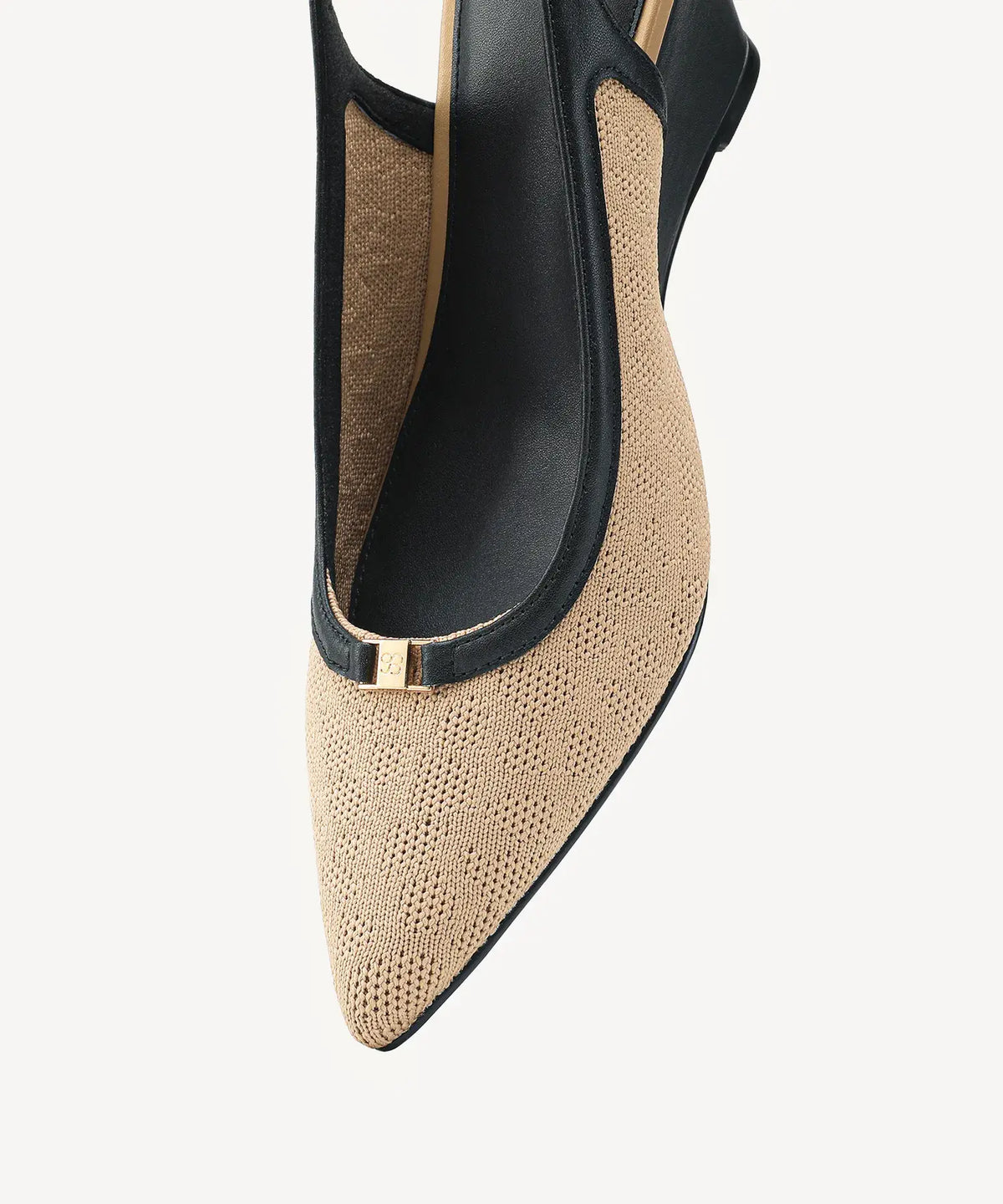 BreezeLift Pointed Toe Wedge Slingback