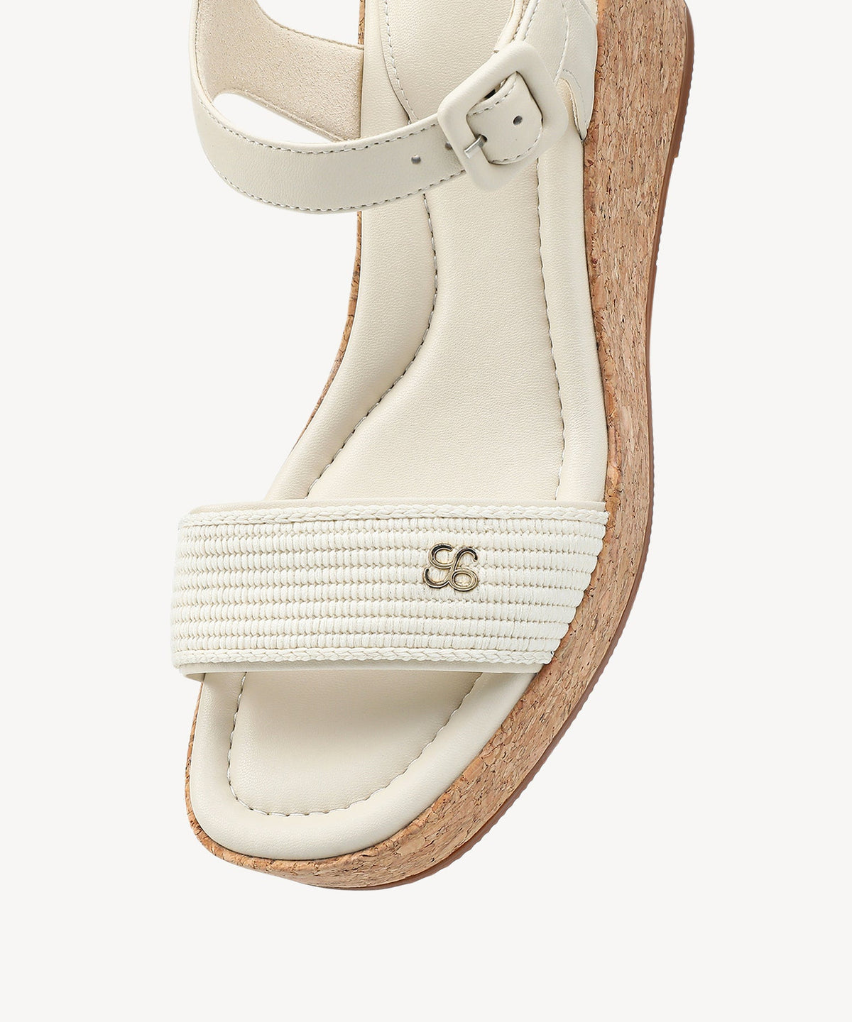 TerraLoft Square Toe Wedge Sandal