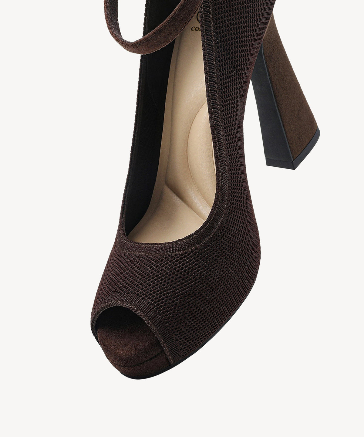 PowerWalk Peep-toe Heeled Pump