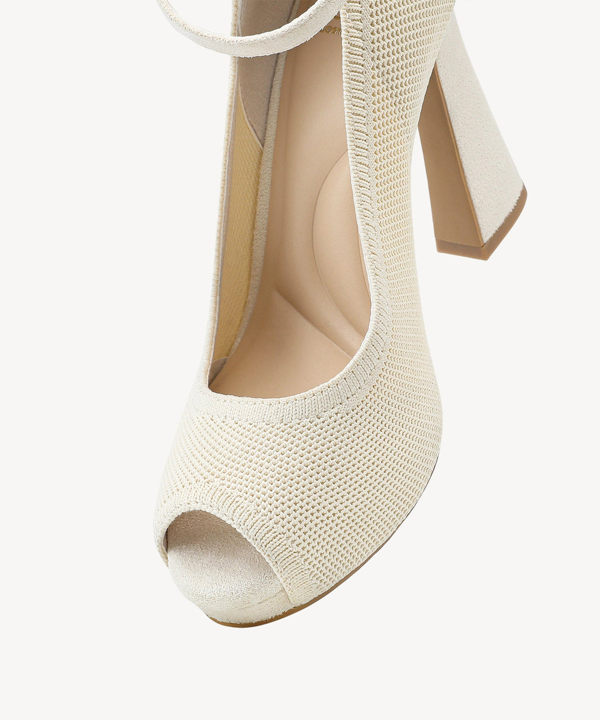 PowerWalk Peep-toe Heeled Pump