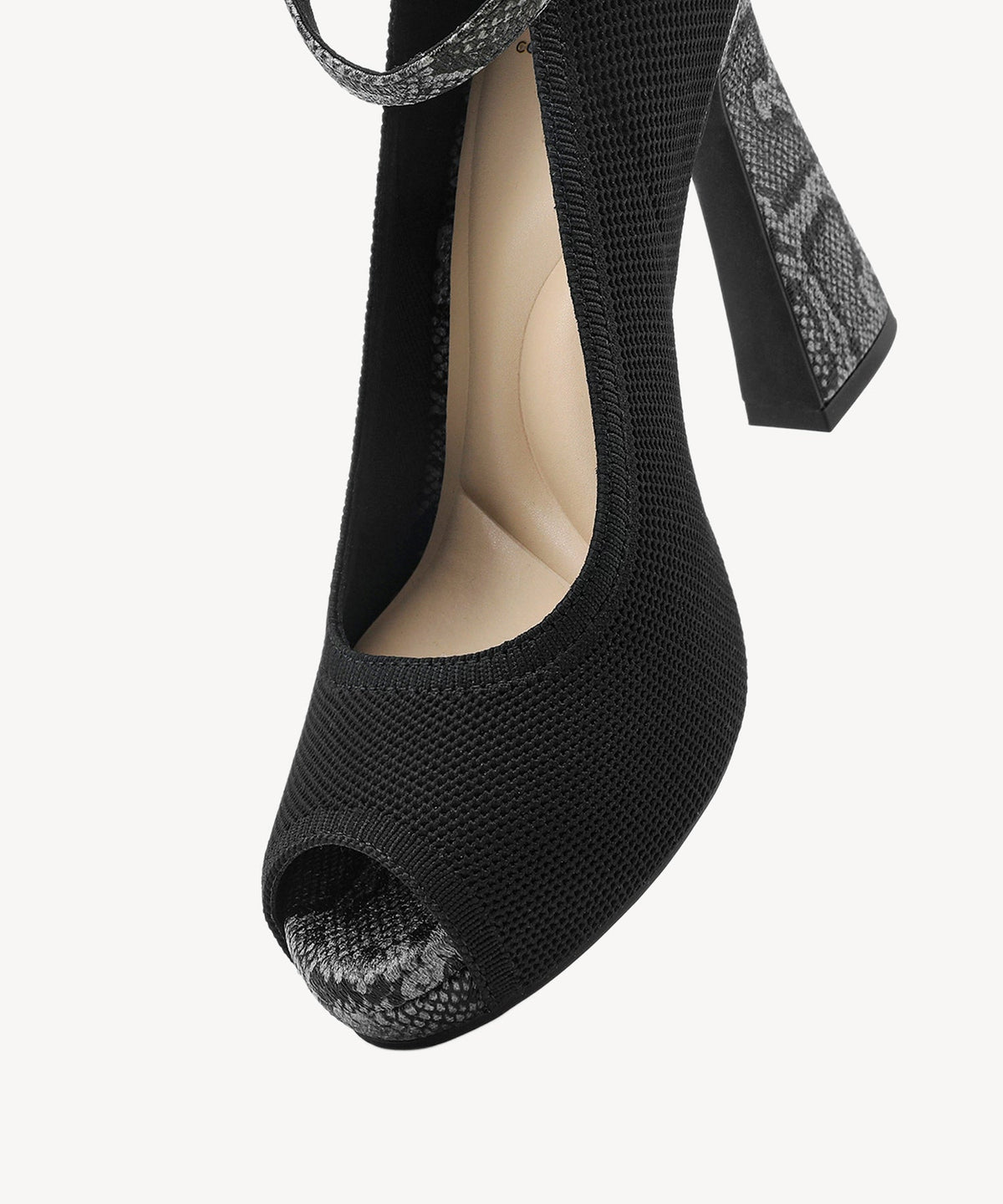 PowerWalk Peep-toe Heeled Pump