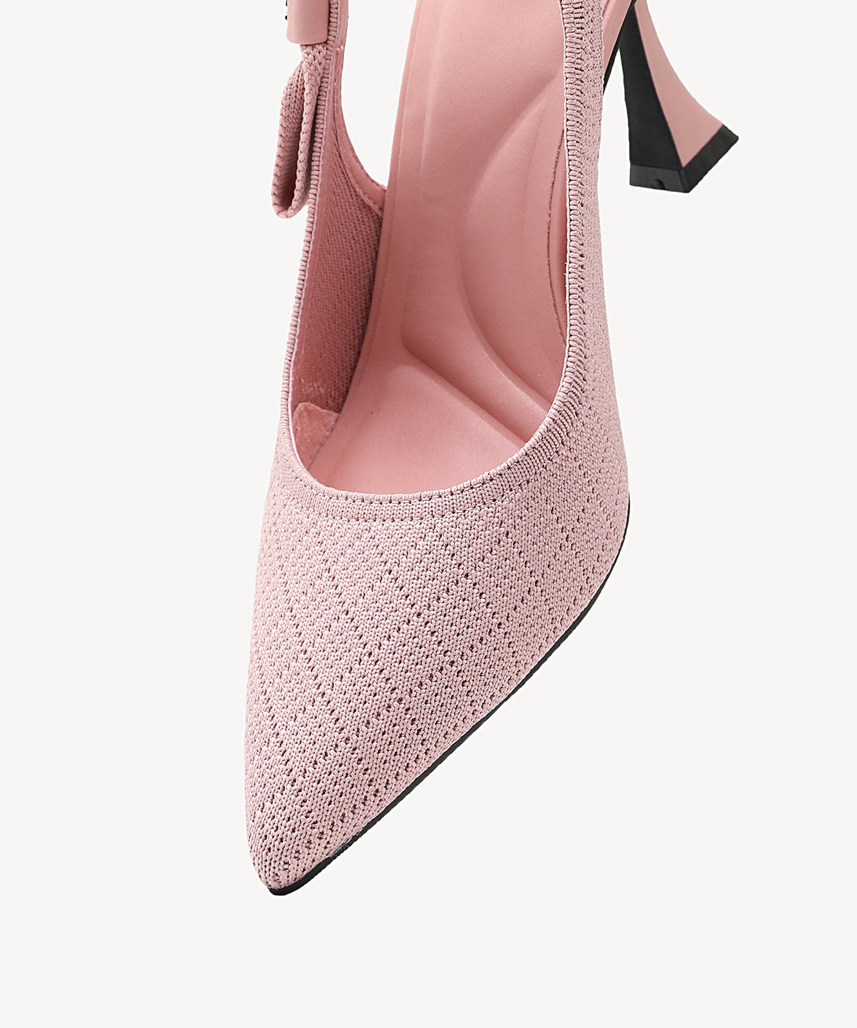 EverLush Bowknot Pointed Toe Heeled Slingback