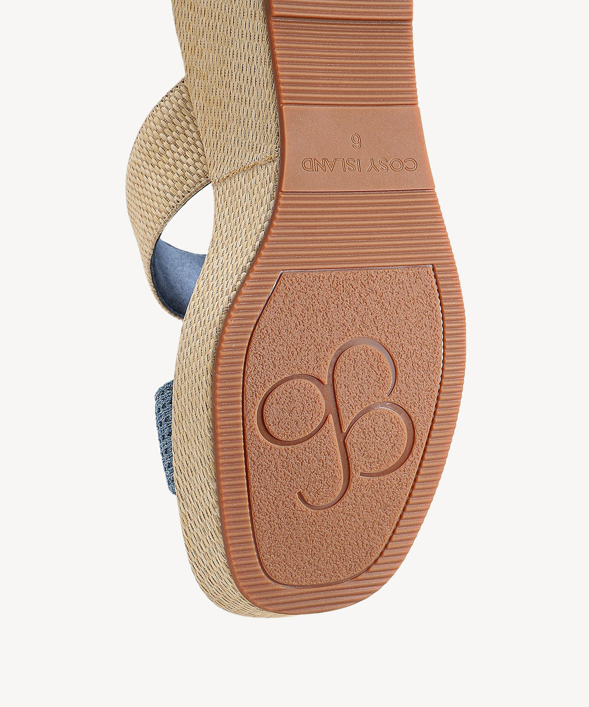CrestWedge Double Strap Espadrilles Sandal