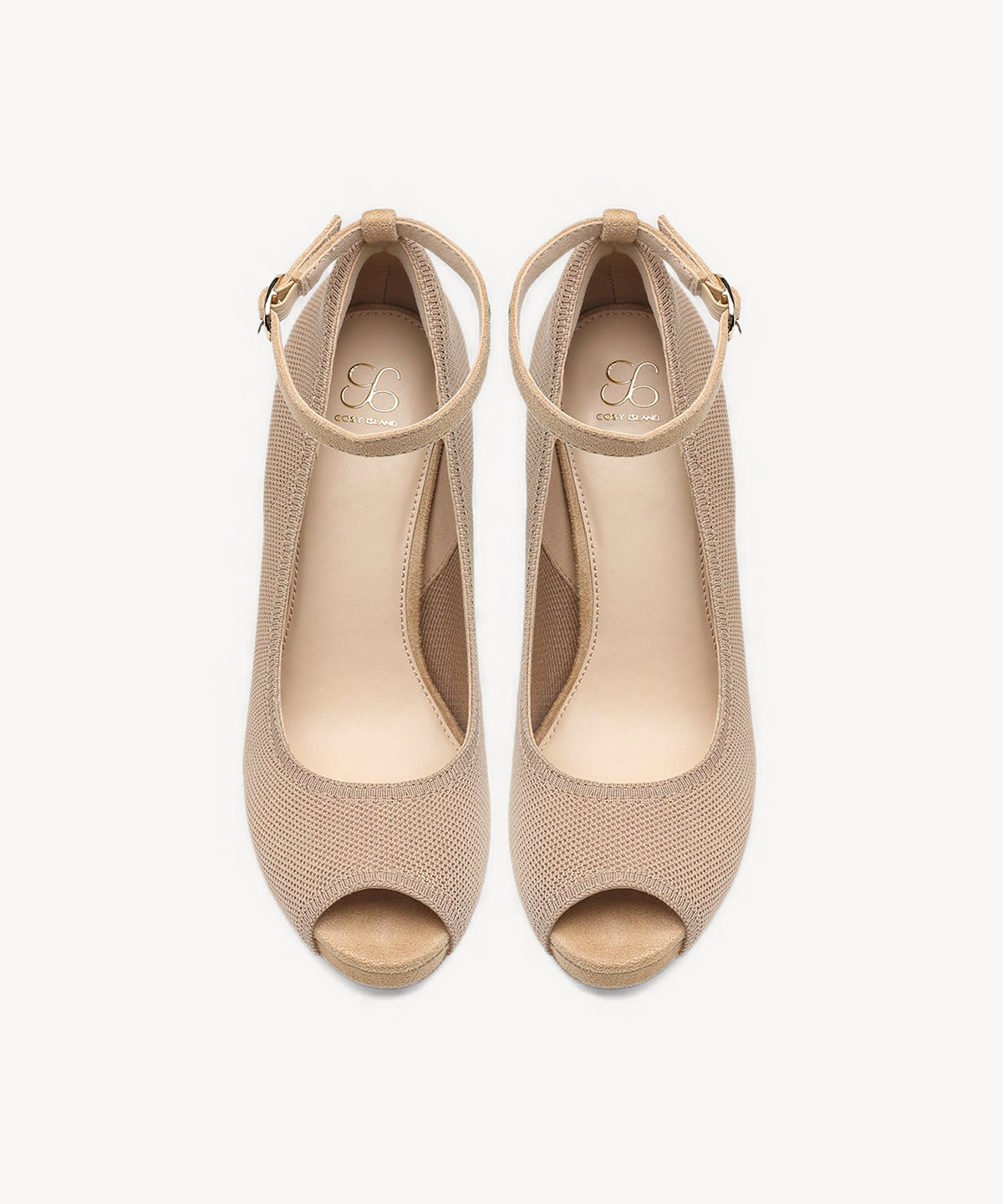 PowerWalk Peep-toe Heeled Pump