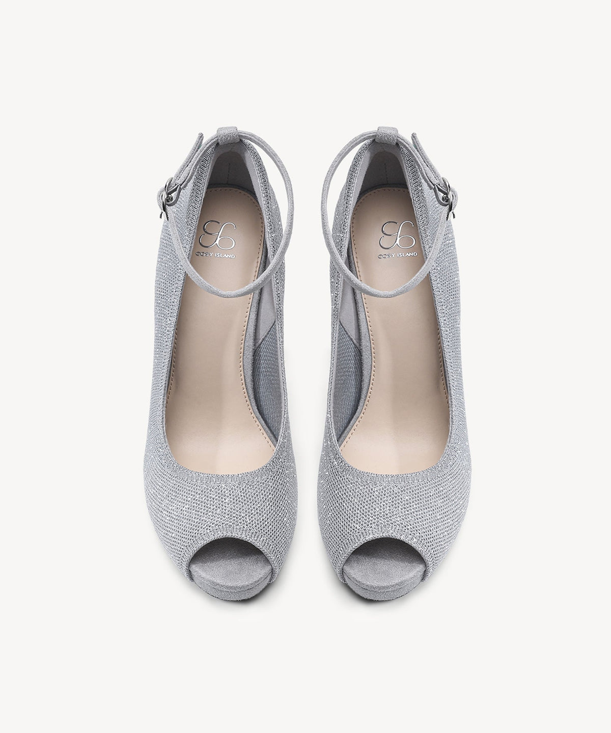 PowerWalk Peep-toe Heeled Pump