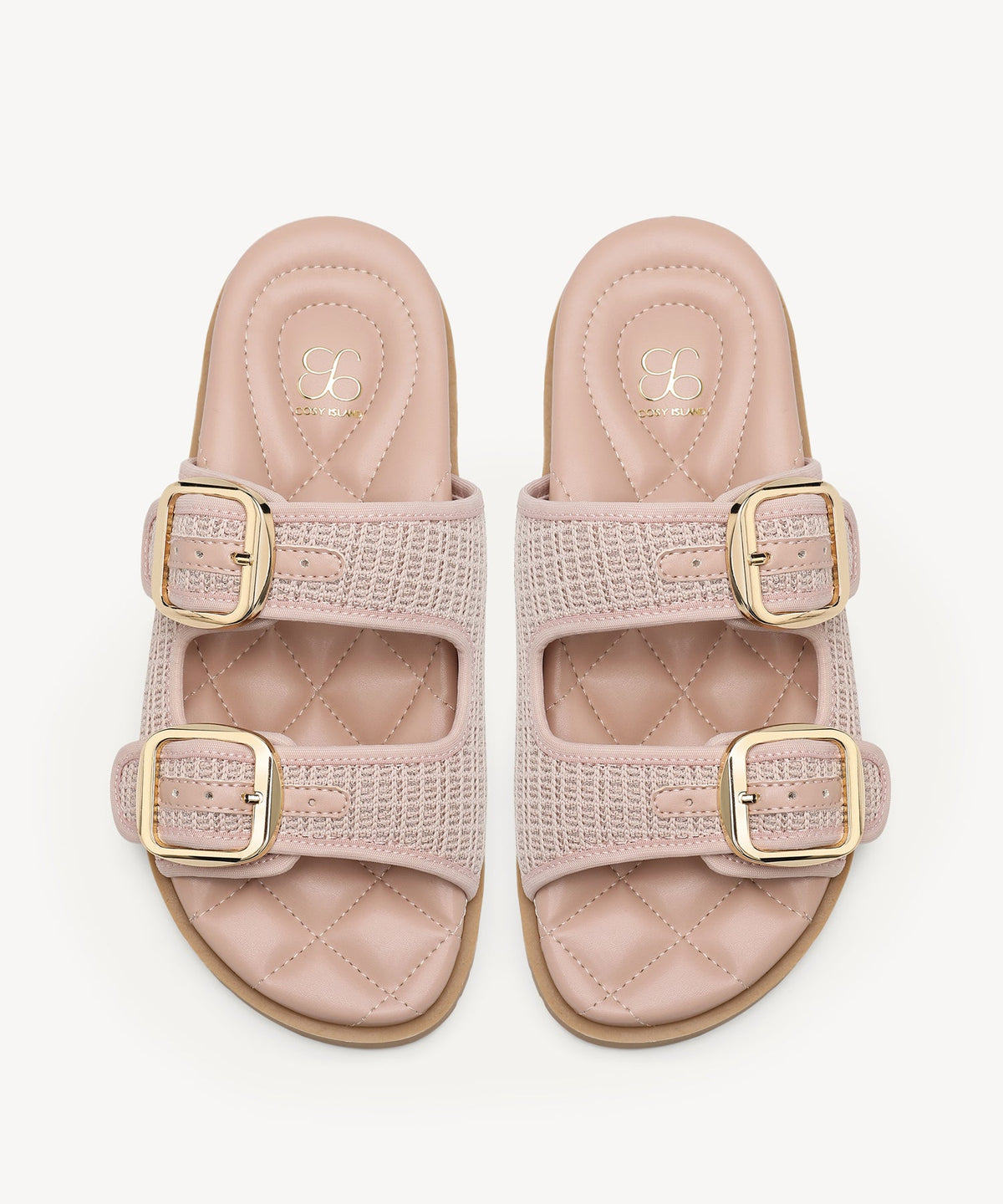 CloudStep Double-Buckle Footbed Sandal