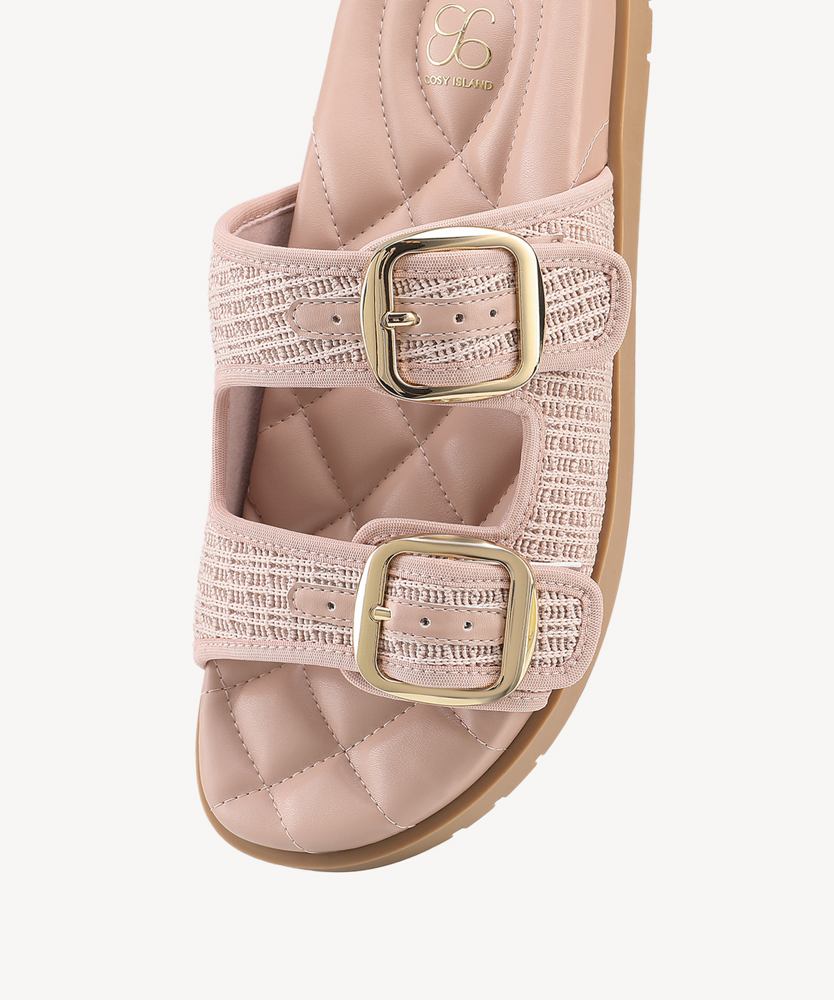 CloudStep Double-Buckle Footbed Sandal