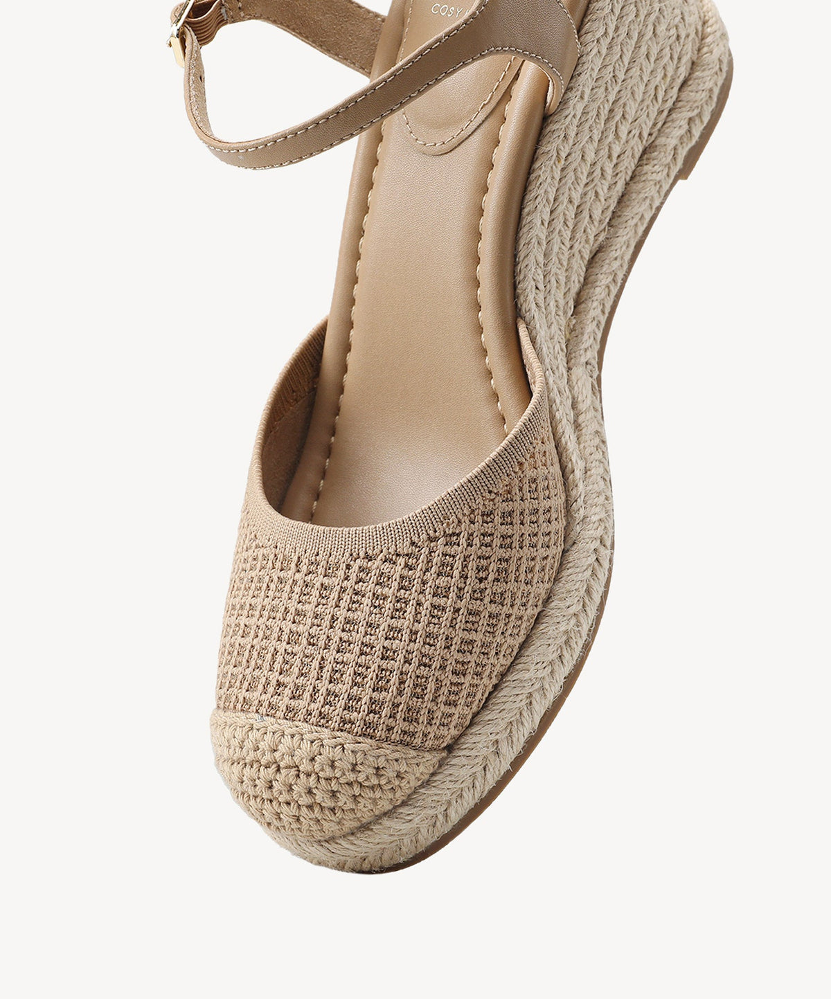 CoastLoft Closed-Toe Espadrille Wedge Sandal