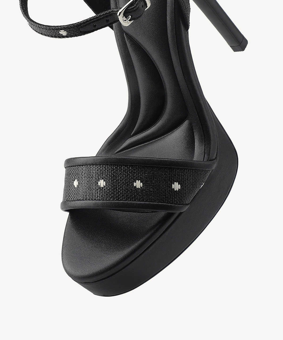 DenimLoft Strapped Platform Heeled Sandal