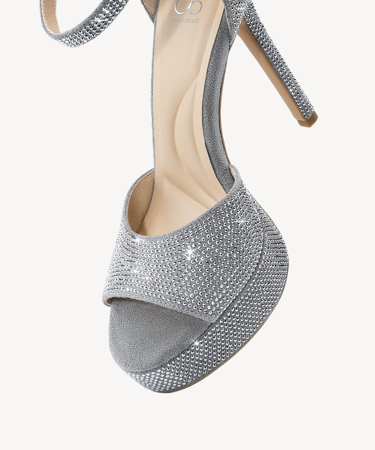 GlimmerRise Strapped Platform Heeled Sandal
