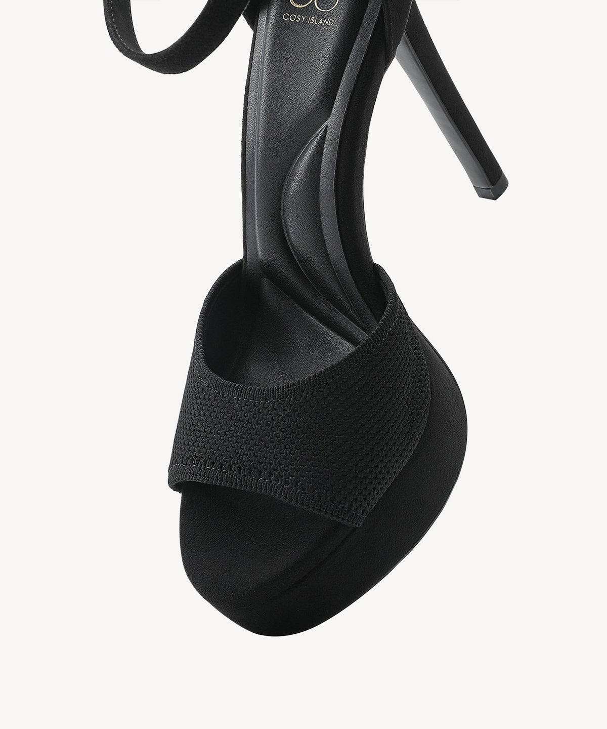 GlimmerRise Strapped Platform Heeled Sandal