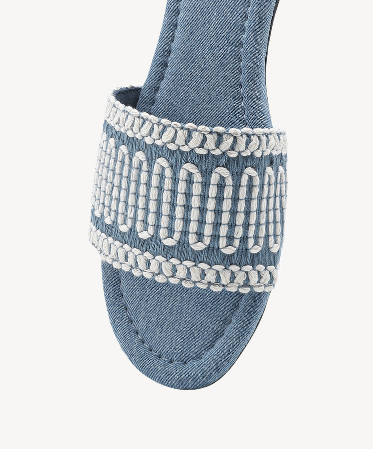OasisSlide Soft Knit Open Toe Flat Sandal
