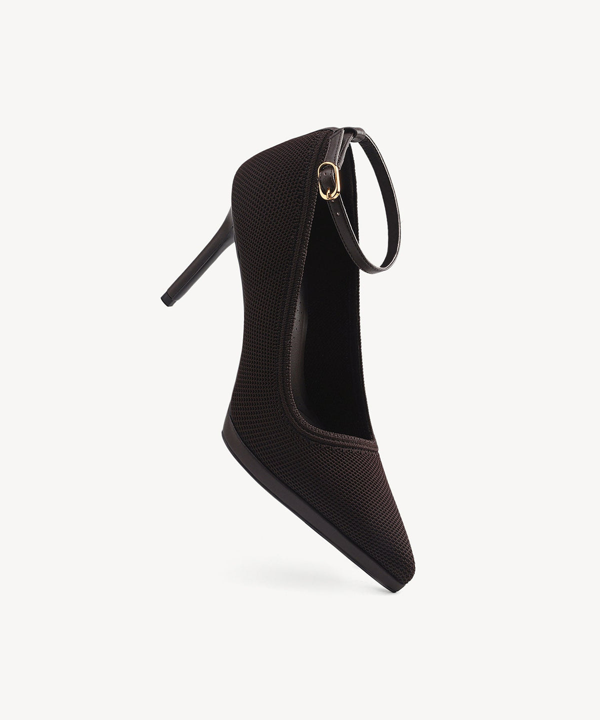 DeltaVista Pointed Toe Heeled Platform Pump