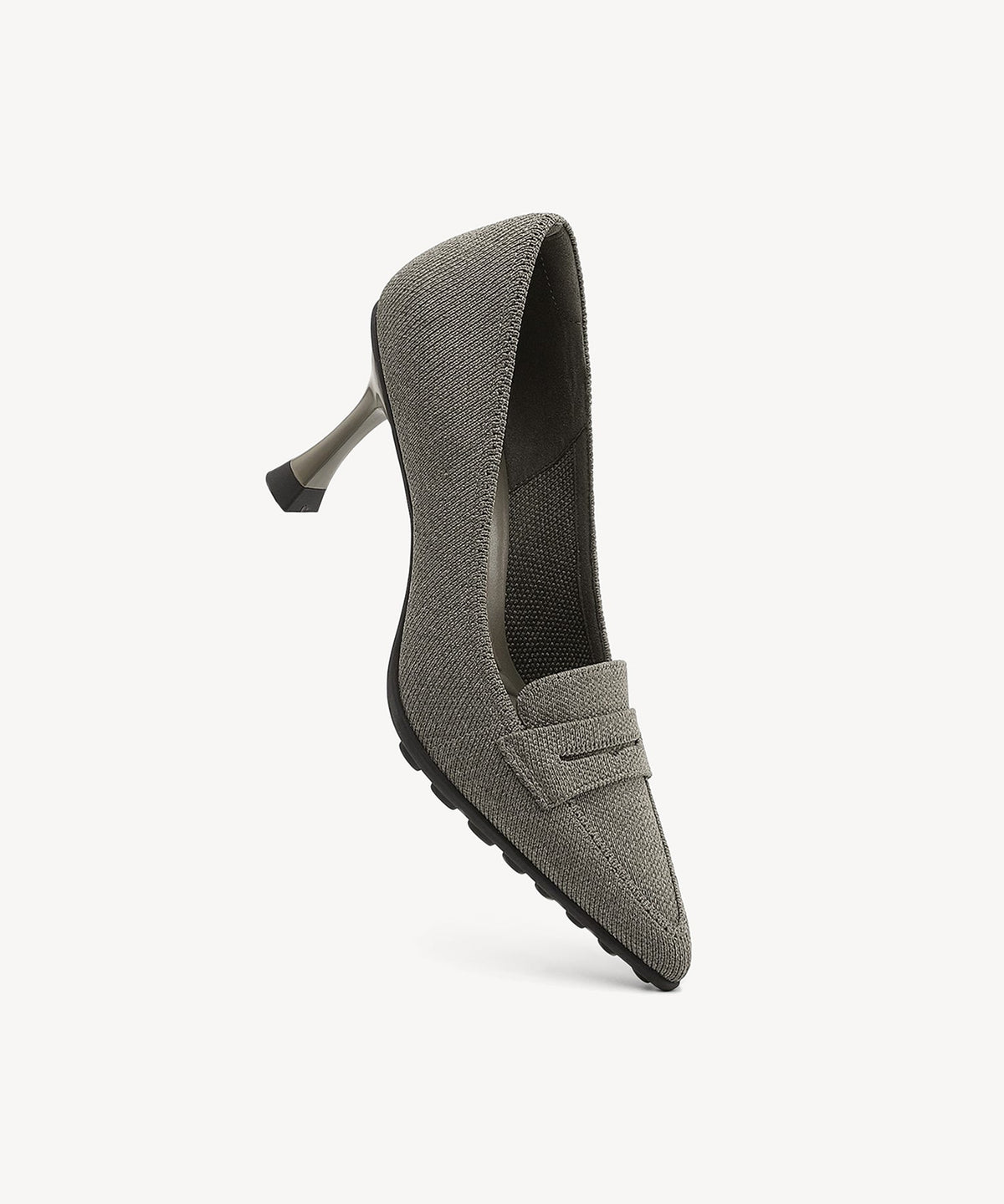 SoftBounce Pointed Toe Heeled Penny Pump