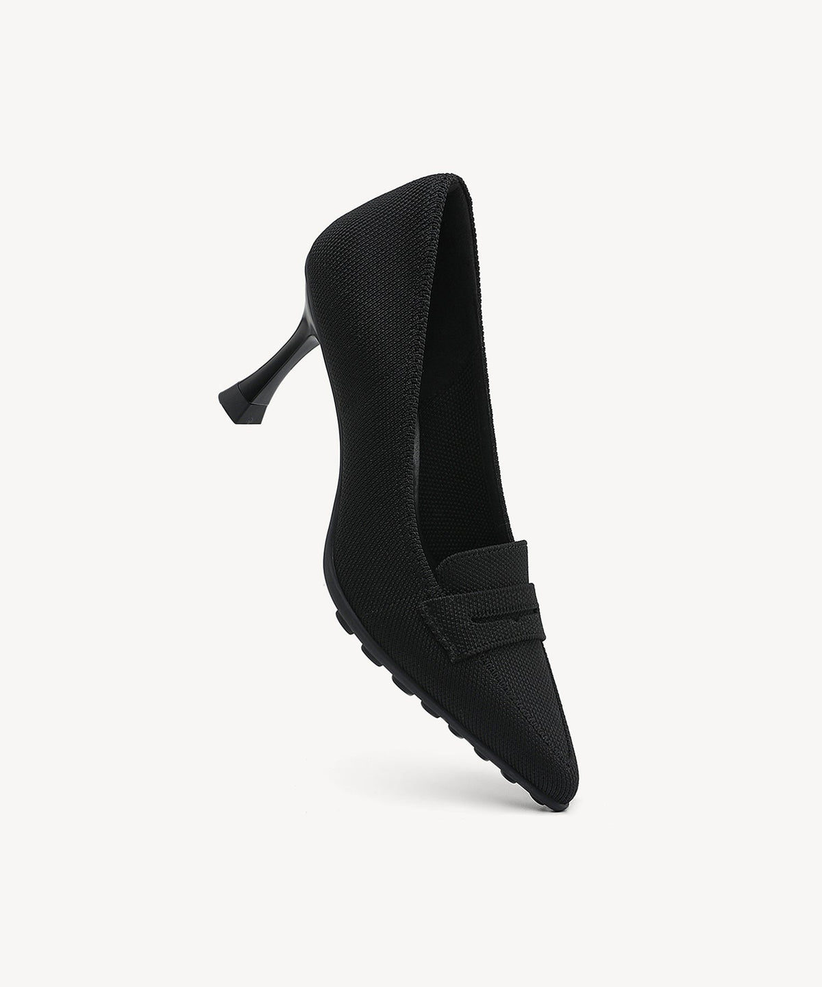 SoftBounce Pointed Toe Heeled Penny Pump