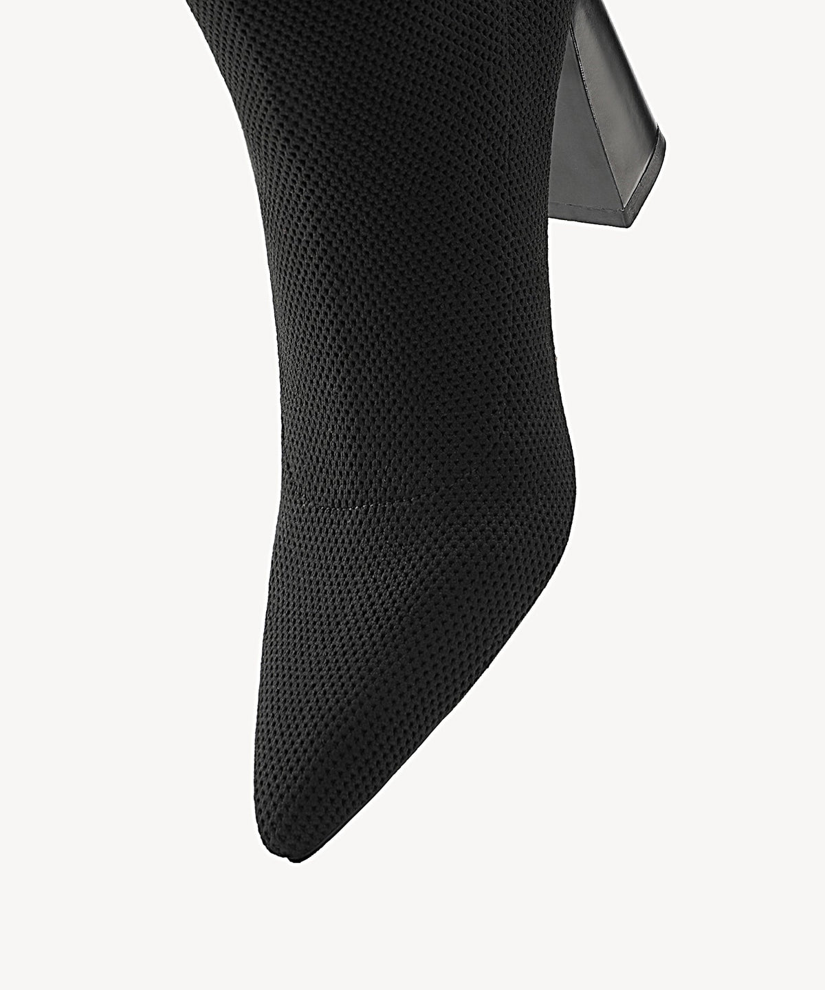 SculptFit Knit Block Heeled Ankle Boot