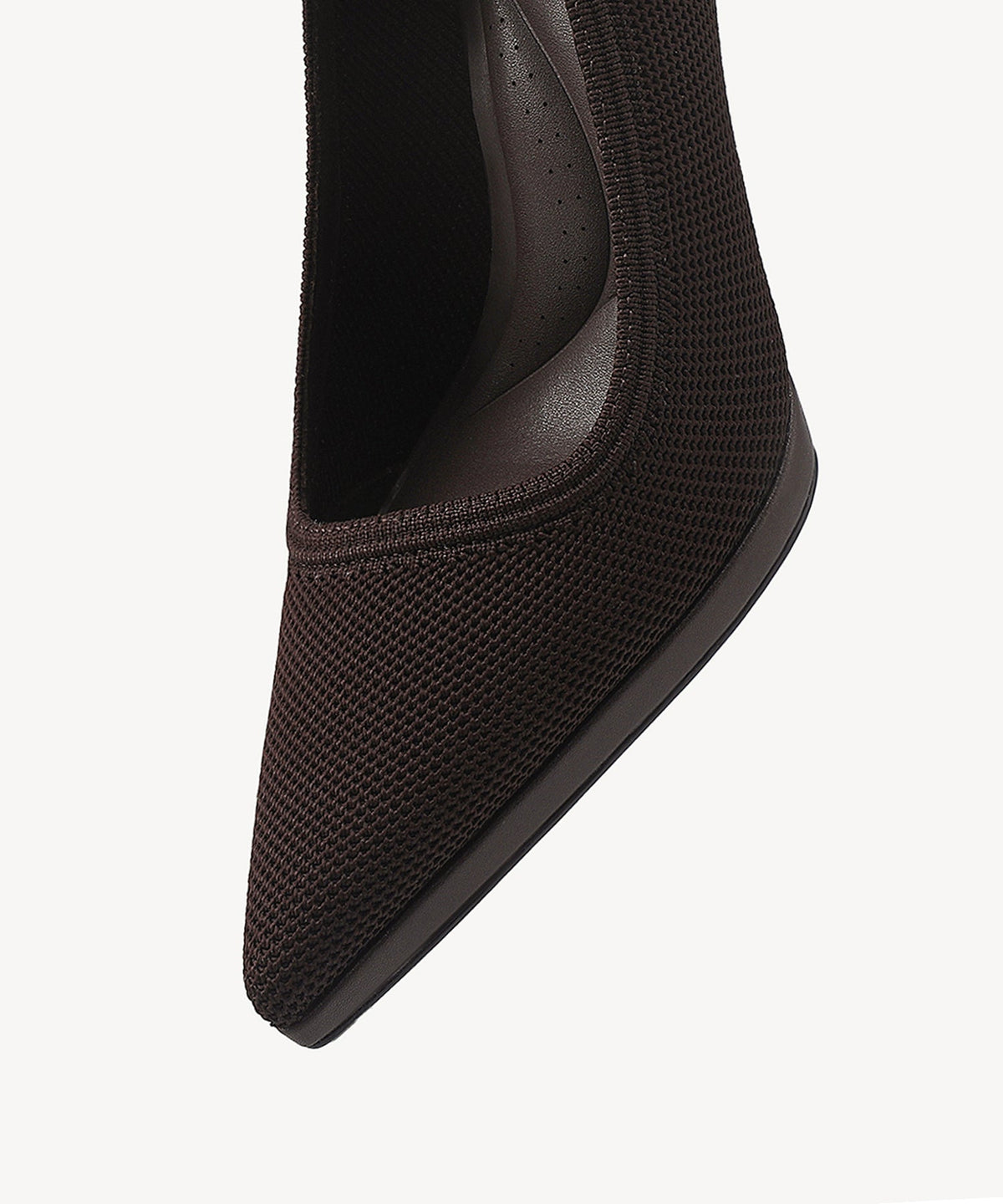 DeltaVista Pointed Toe Heeled Platform Pump