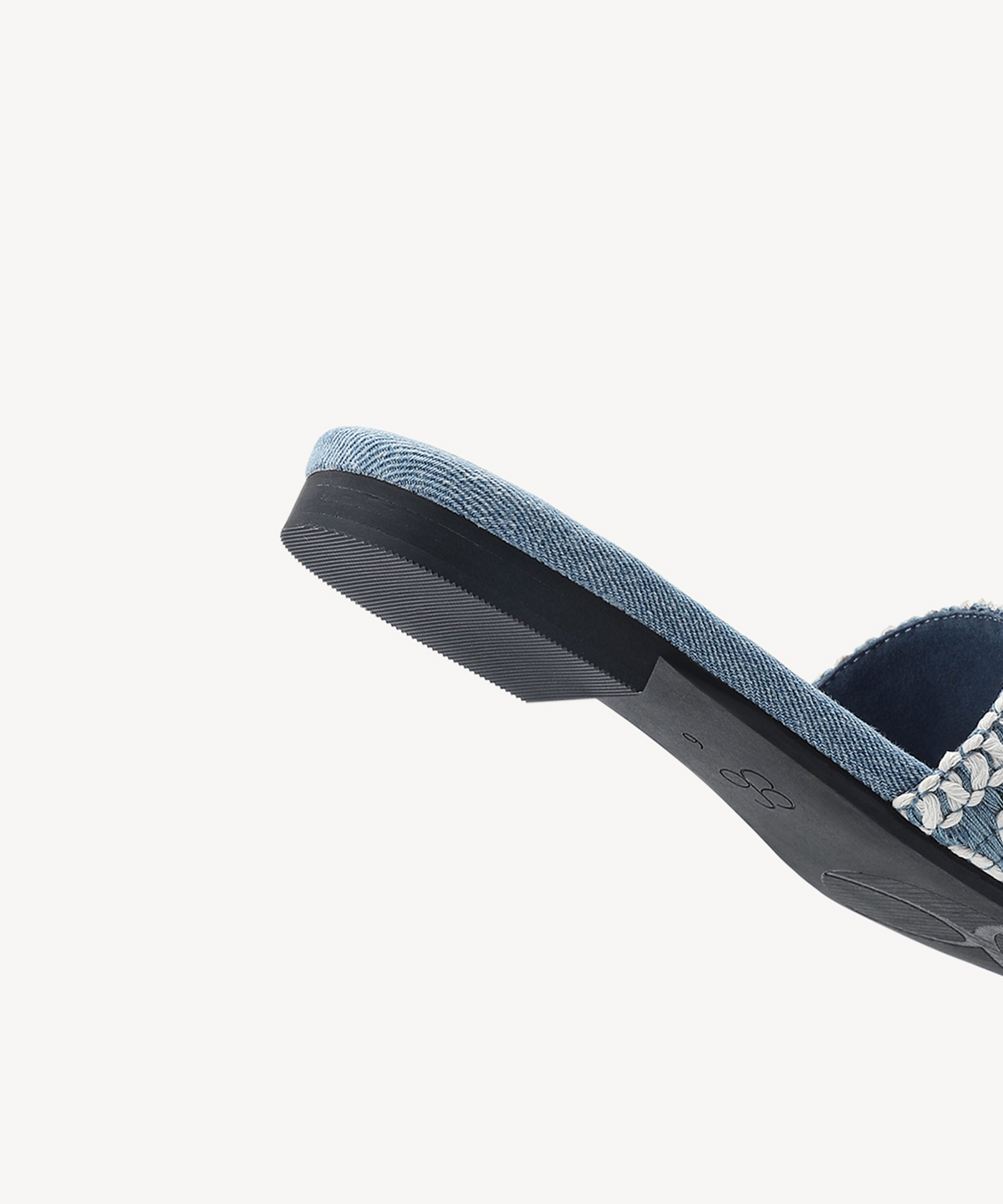 OasisSlide Soft Knit Open Toe Flat Sandal