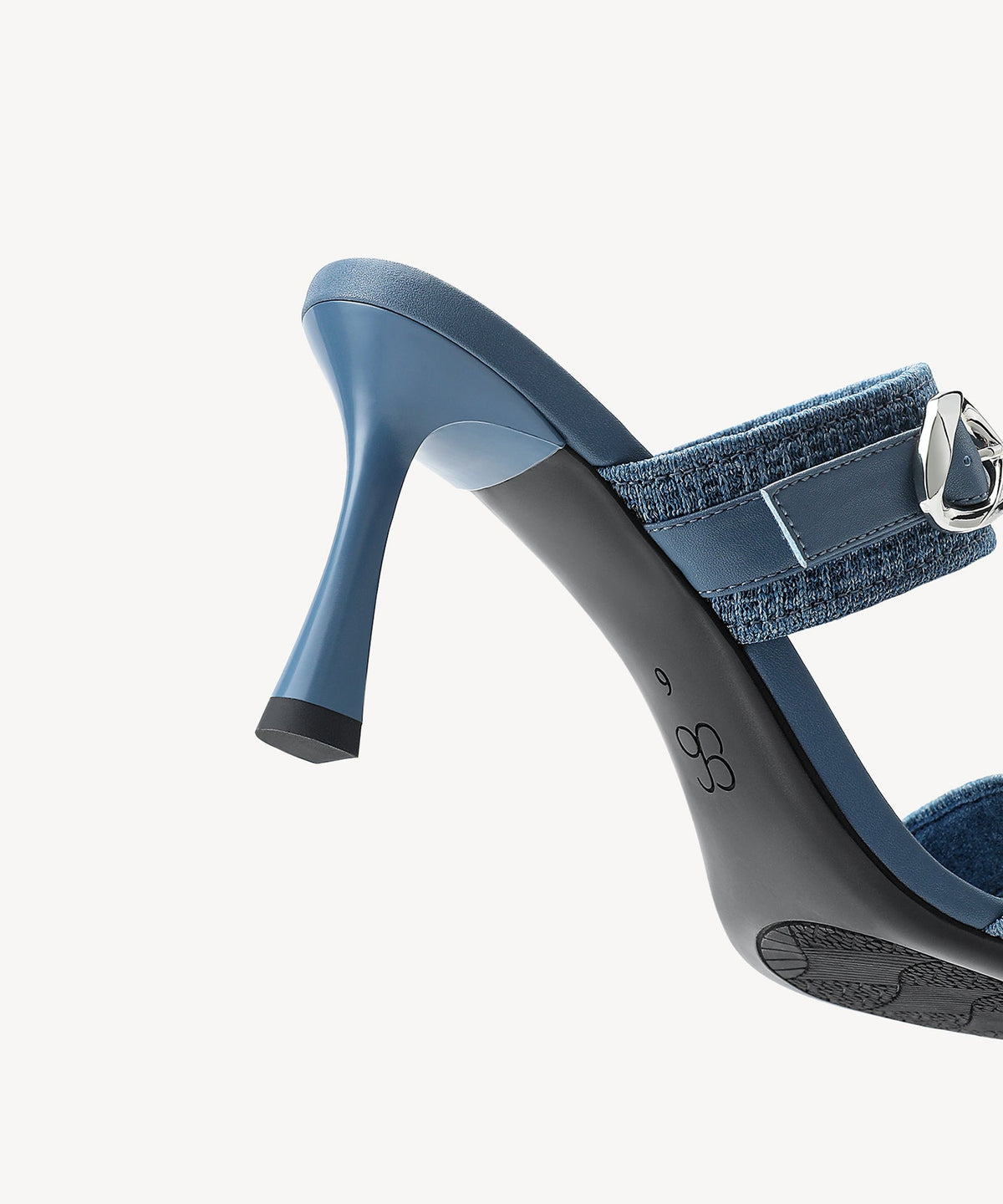 GildGlide Buckle Stiletto Double Strap Sandal